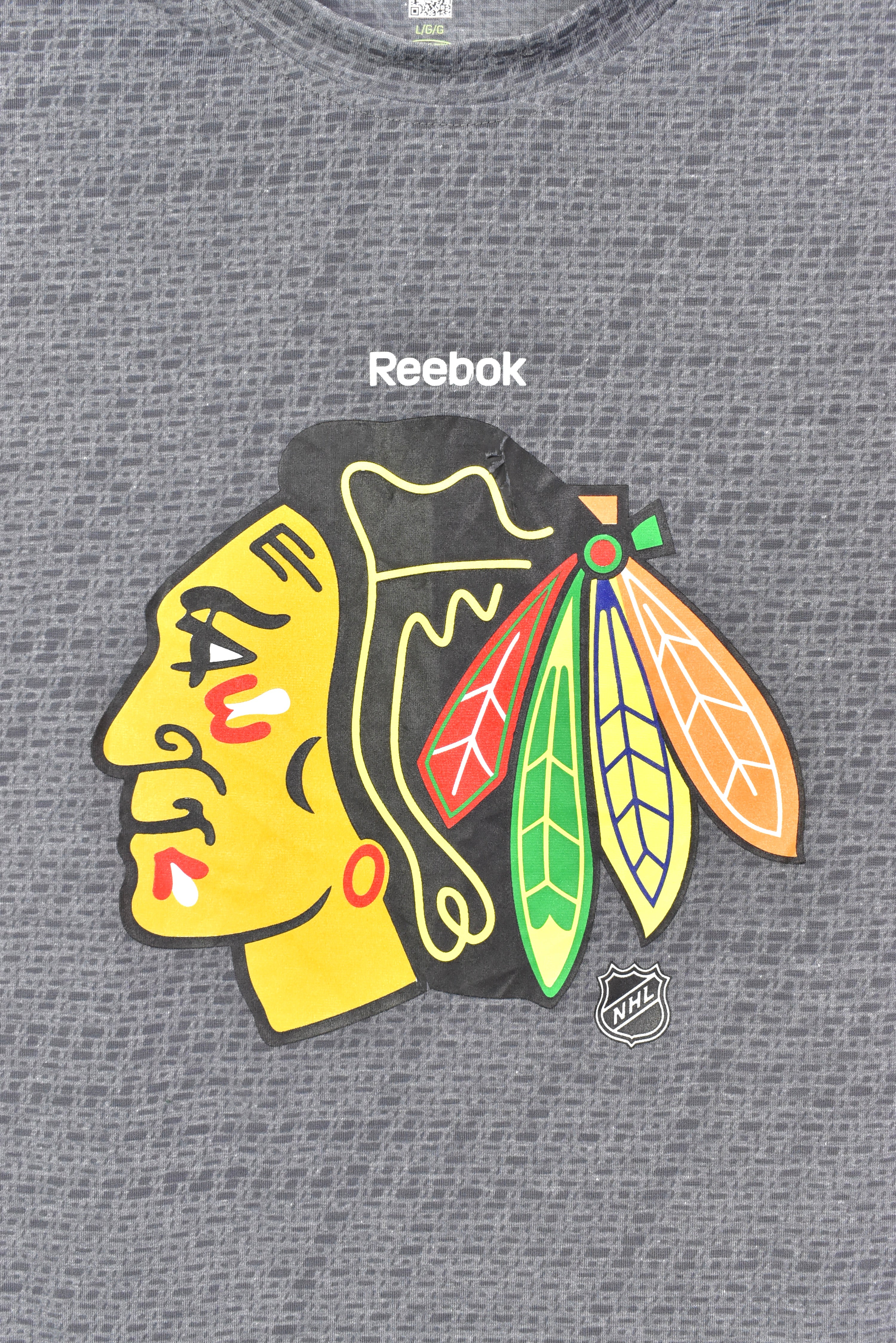 Modern Chicago Blackhawks shirt, NHL ice hockey tee | Medium, grey PRO SPORT