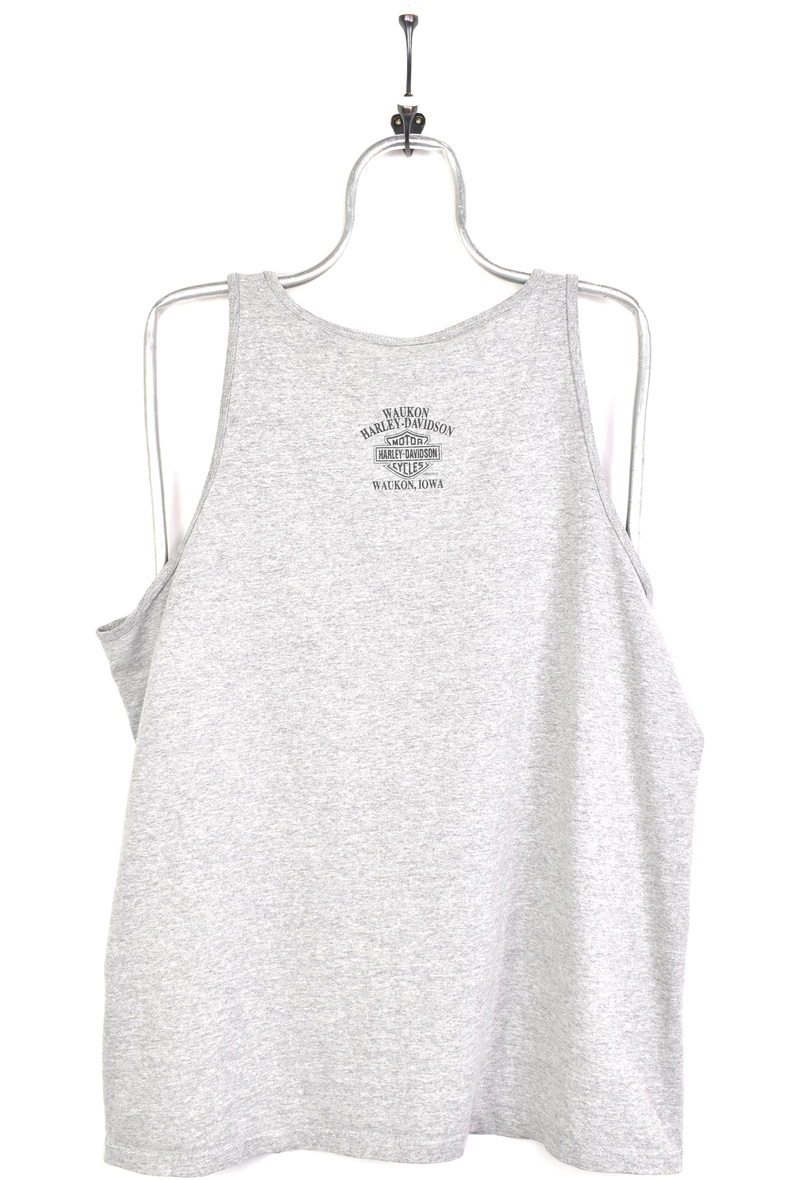 Vintage 2003 Harley Davidson grey singlet | XL HARLEY DAVIDSON