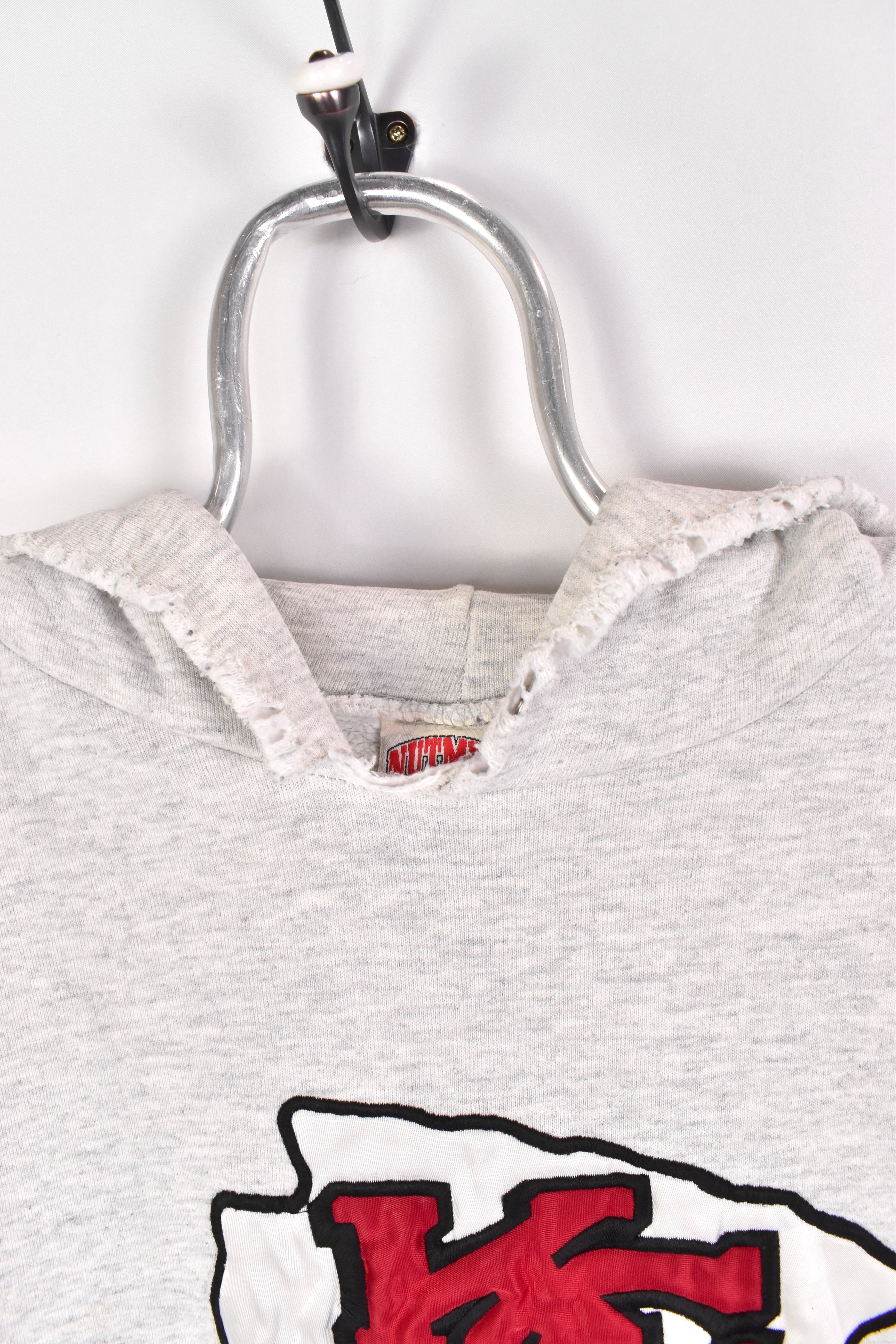 Vintage NFL Kansas City Chiefs embroidered grey hoodie | XL PRO SPORT
