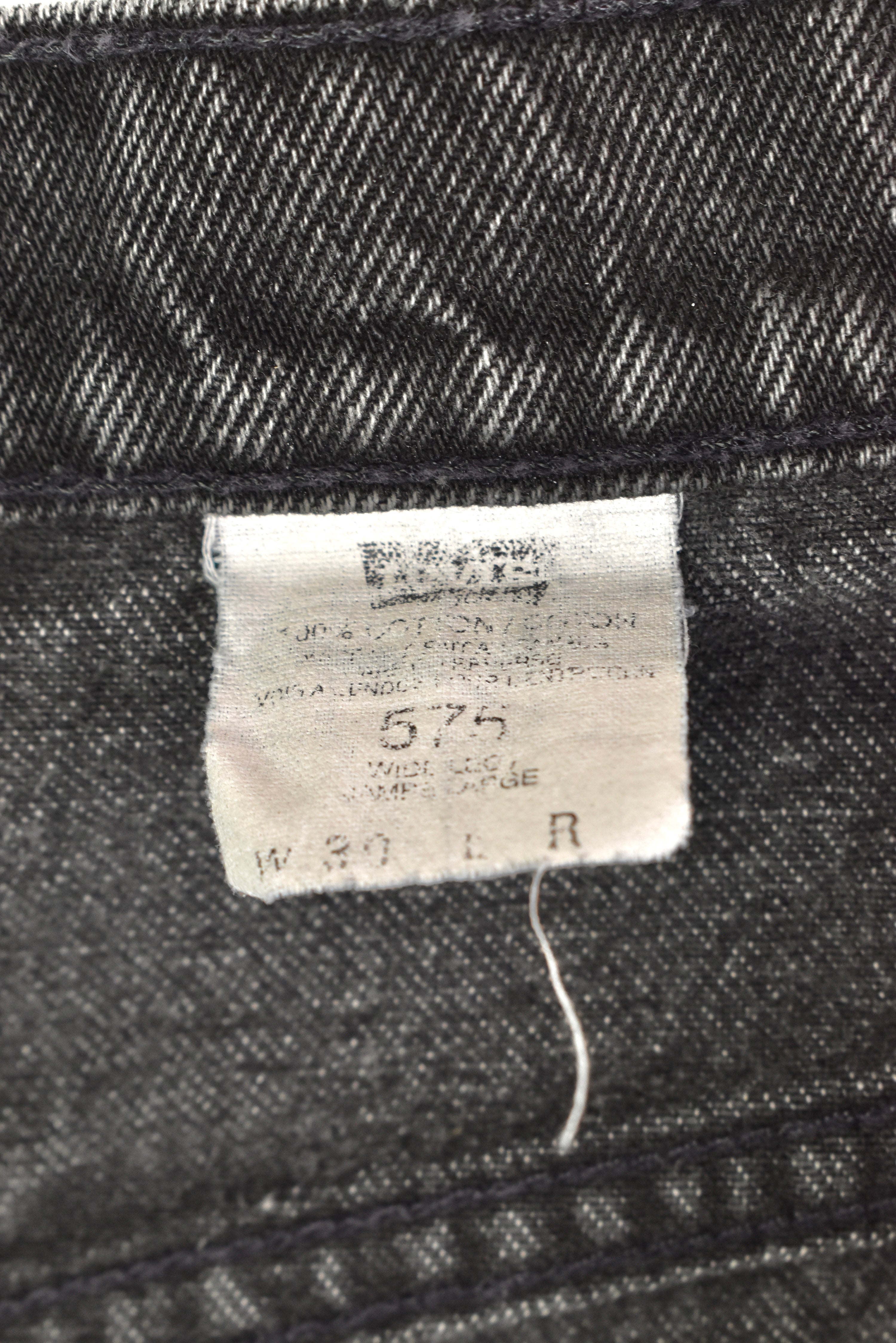 Women's vintage Levi's shorts, rework denim jeans - black, W30" LEVIS