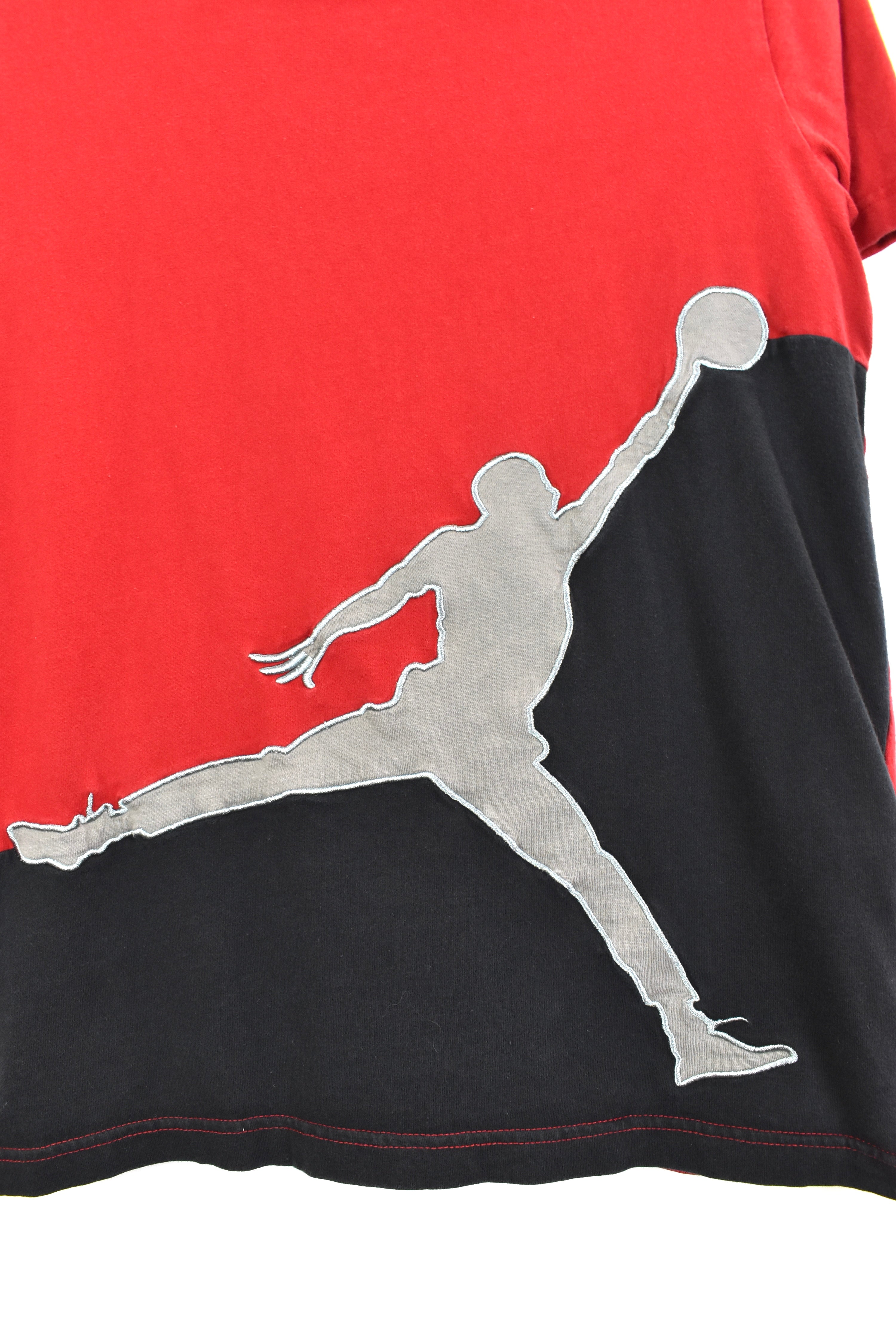 Vintage Nike shirt, Air Jordan embroidered tee - small, red NIKE