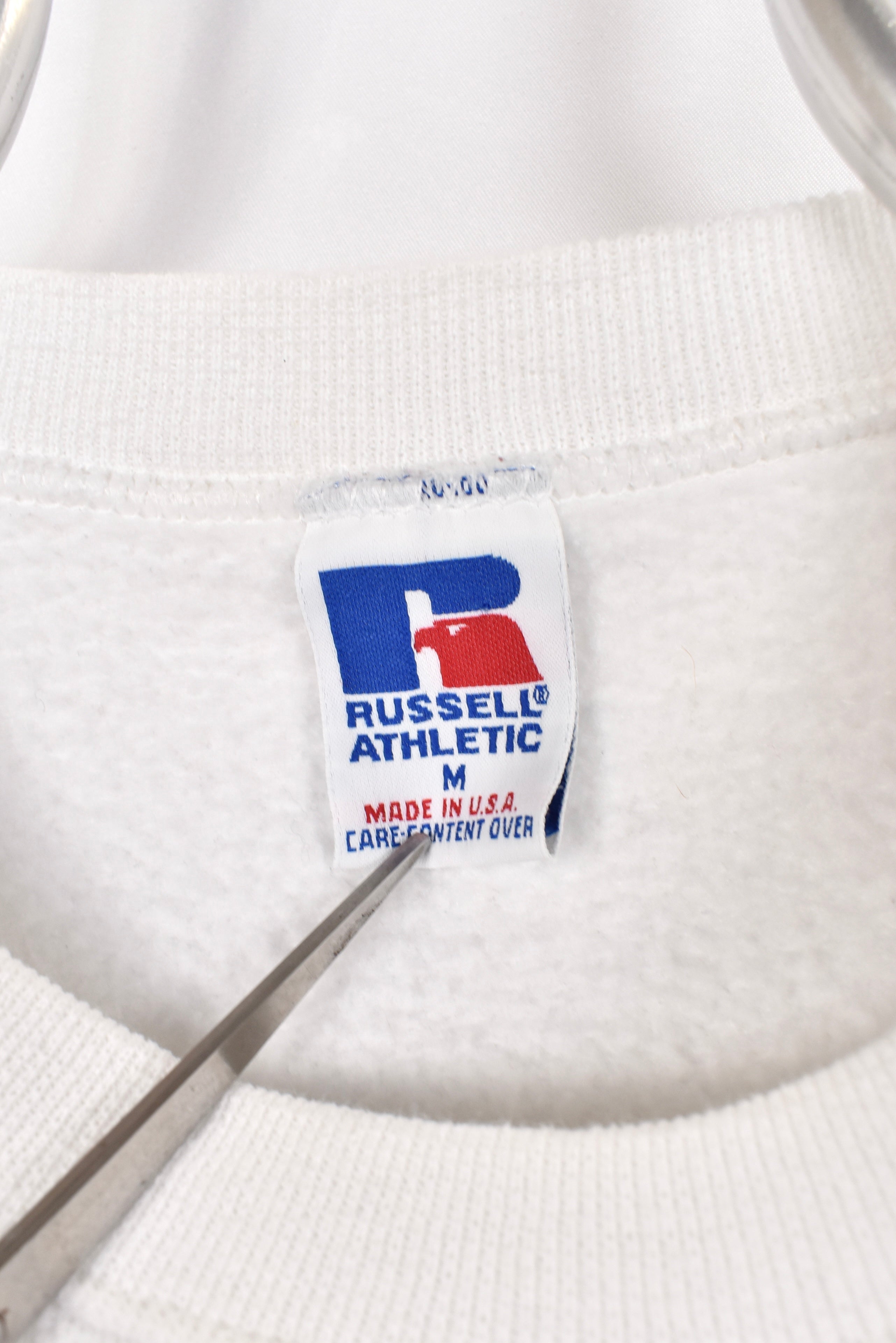 Vintage Florida State University sweatshirt, white graphic crewneck - AU M COLLEGE