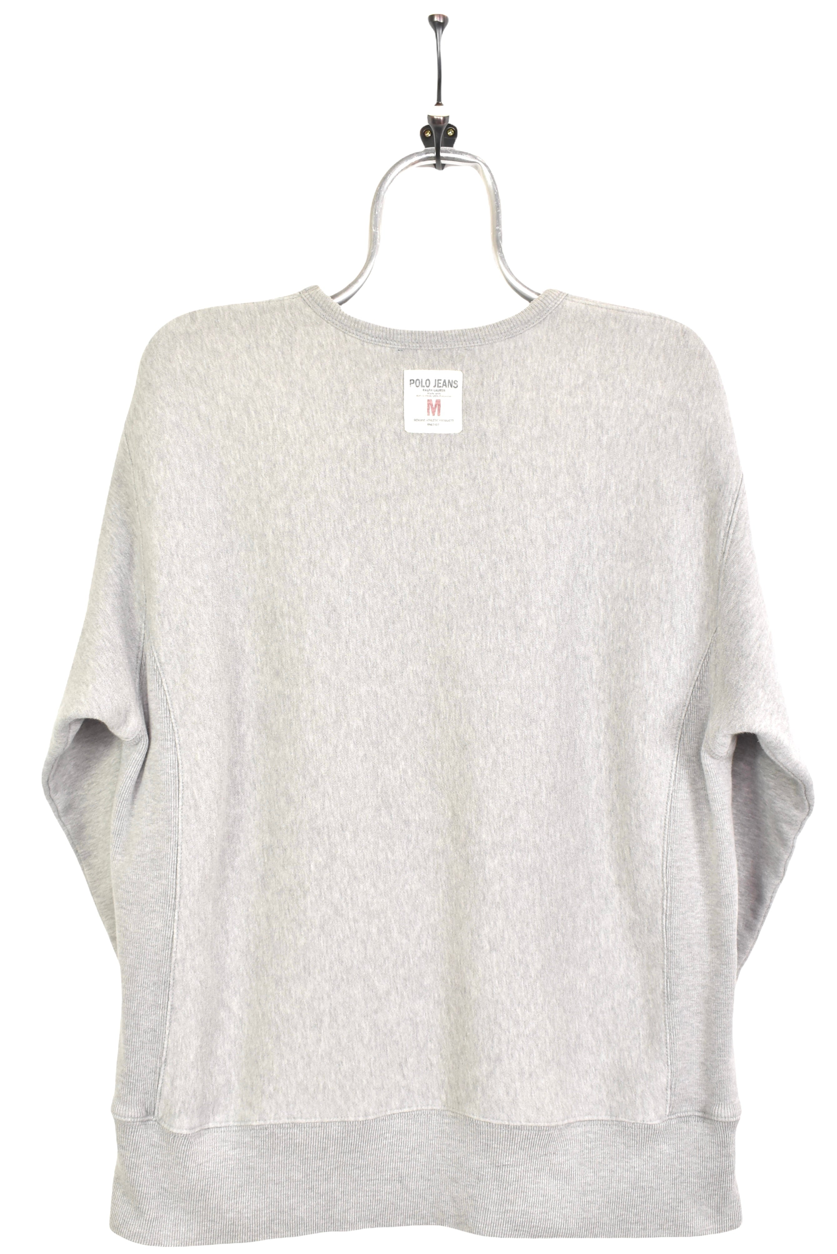 Vintage Ralph Lauren embroidered grey sweatshirt | Large RALPH LAUREN