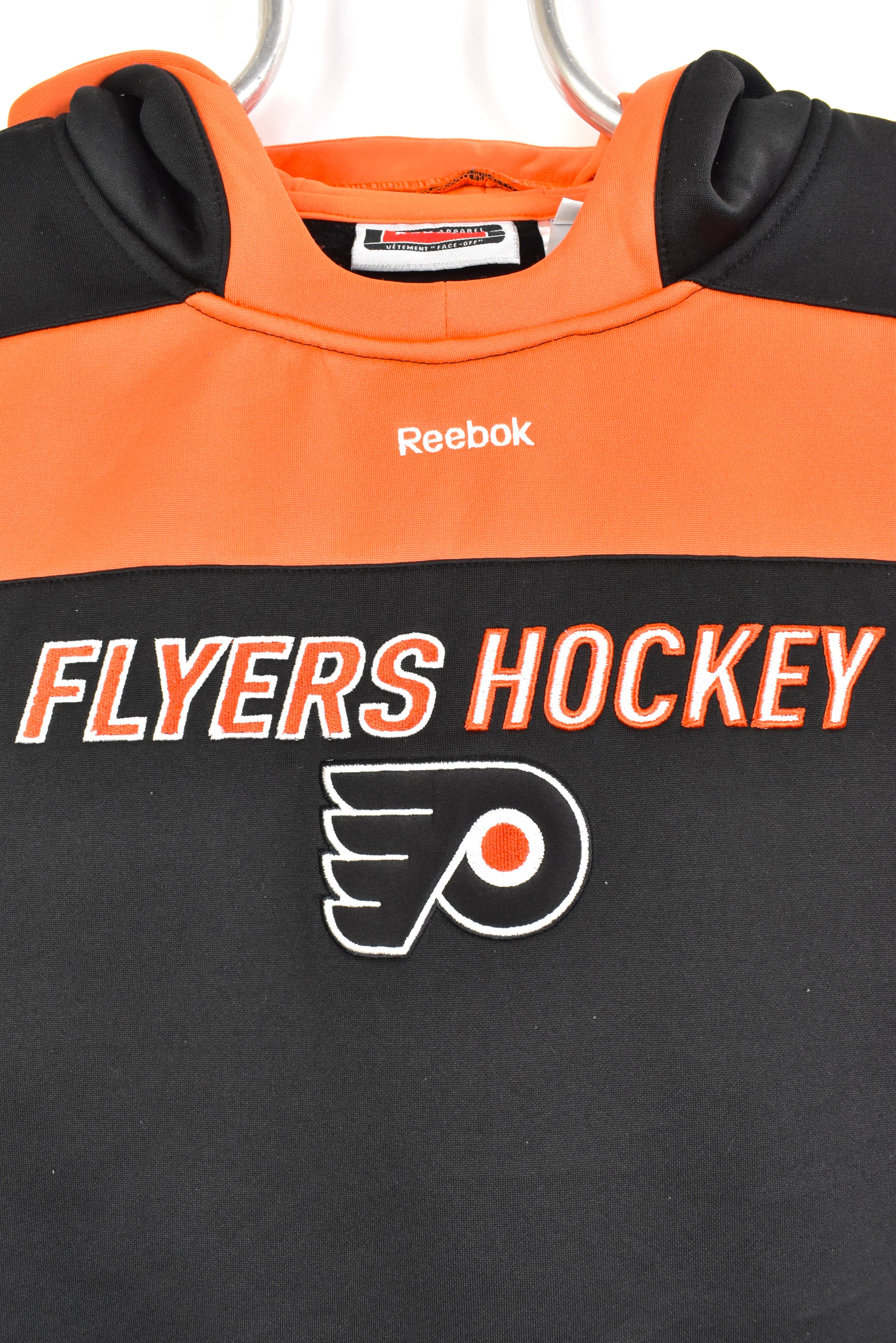 Vintage NHL Philadelphia Flyers embroidered black hoodie | Medium PRO SPORT