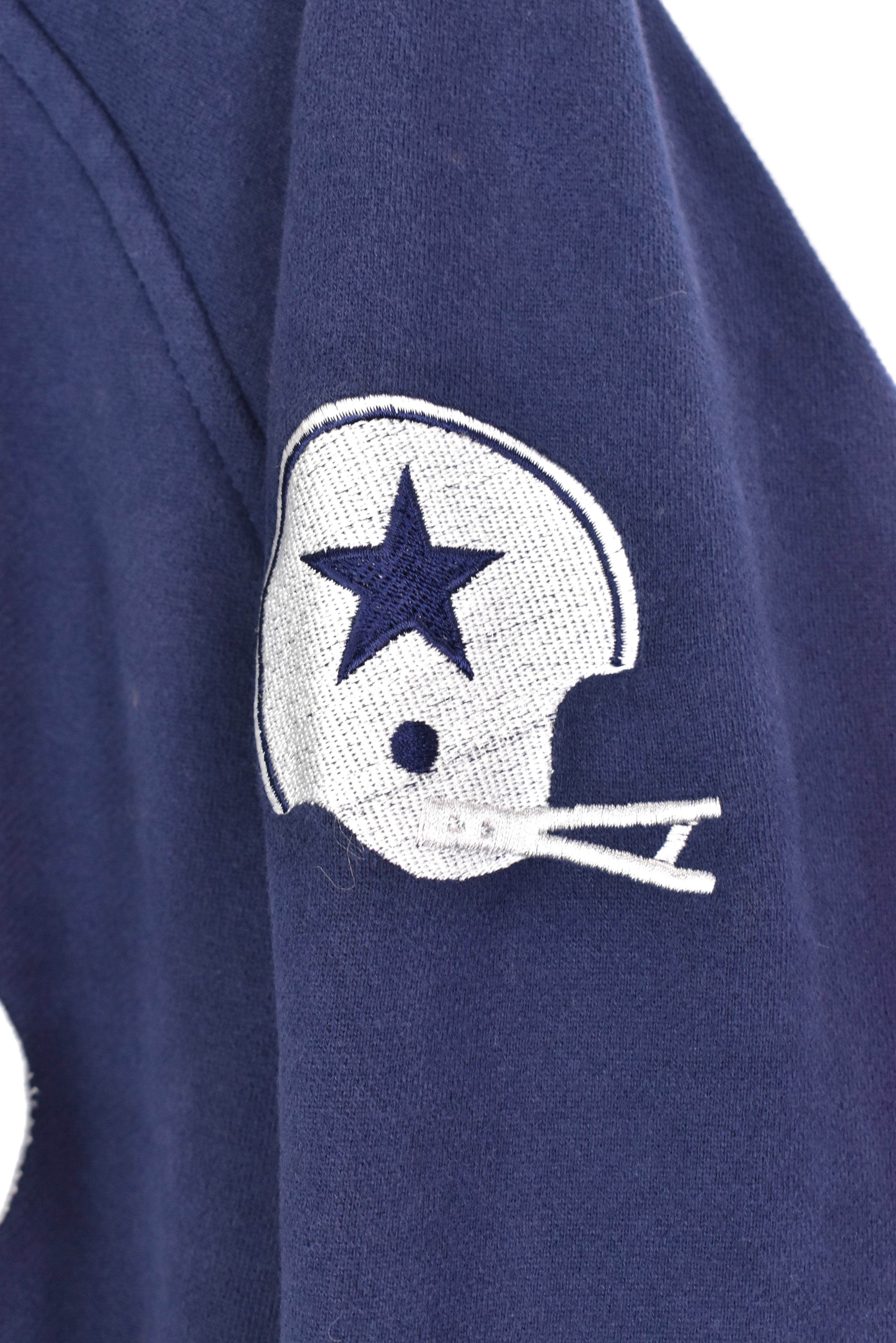 Vintage NFL Dallas Cowboys Embroidered navy sweatshirt | Large PRO SPORT