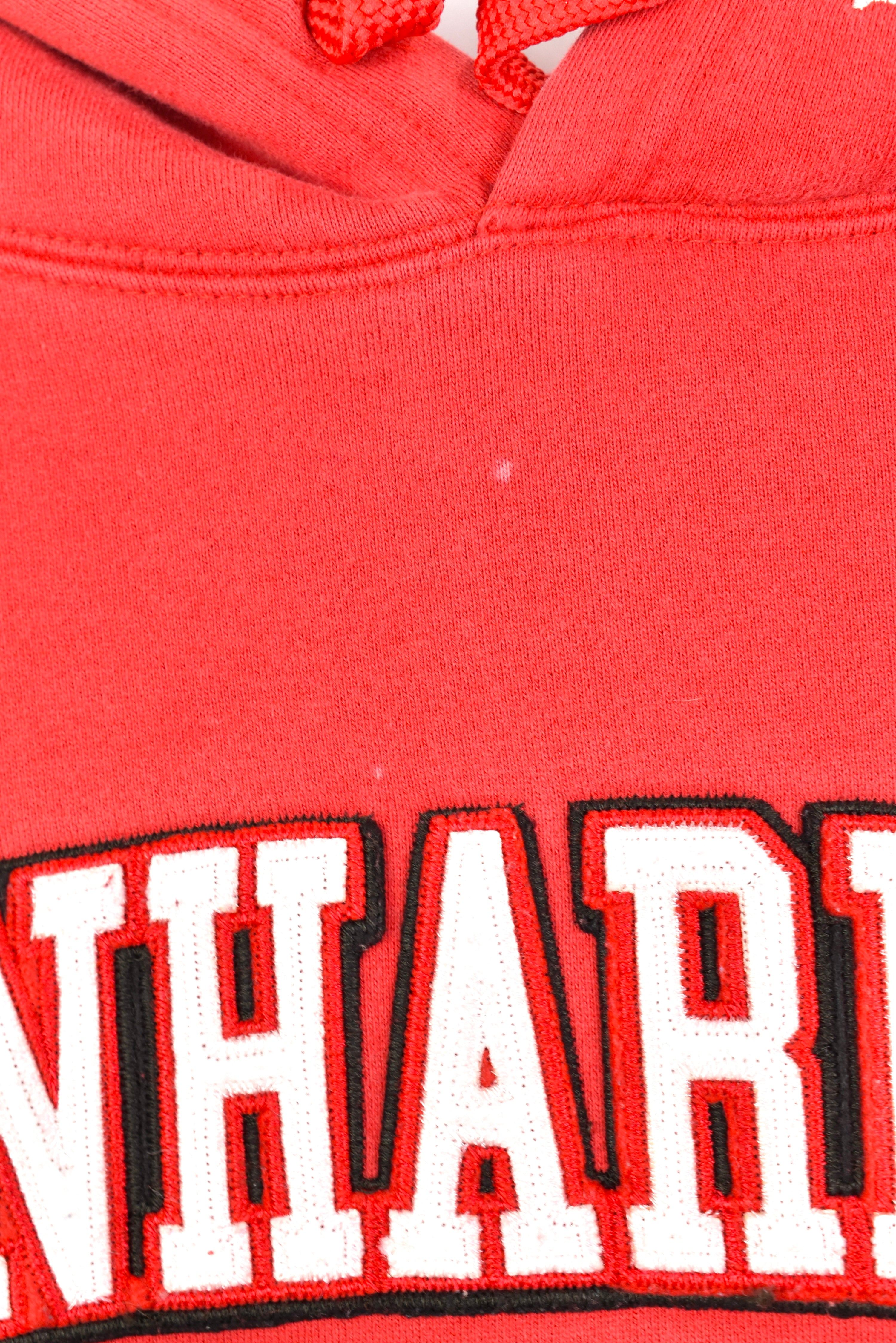 Vintage nascar embroidered red hoodie | medium NASCAR / RACING