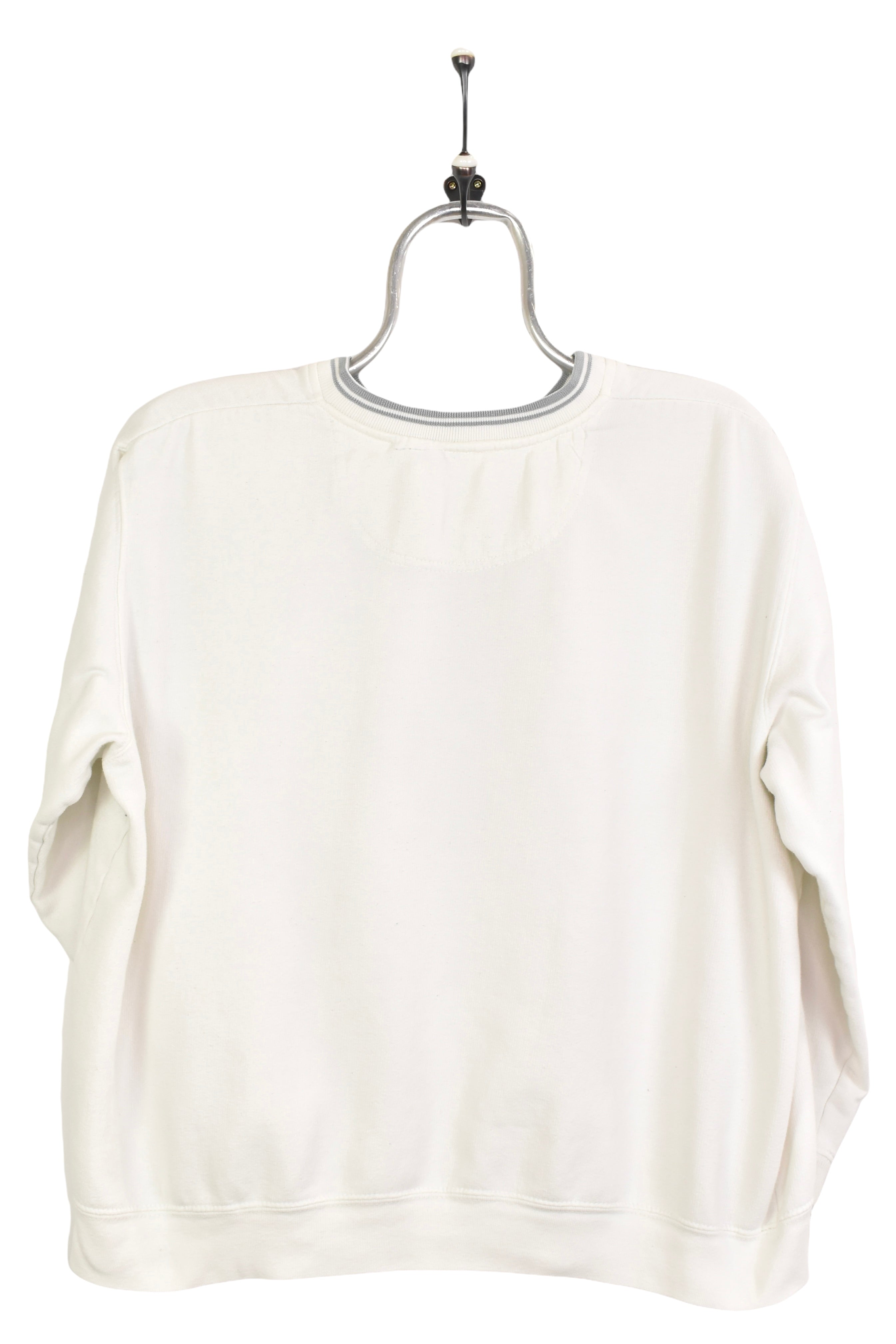 Vintage Women's Disney Pooh embroidered white sweatshirt | Large DISNEY / CARTOON