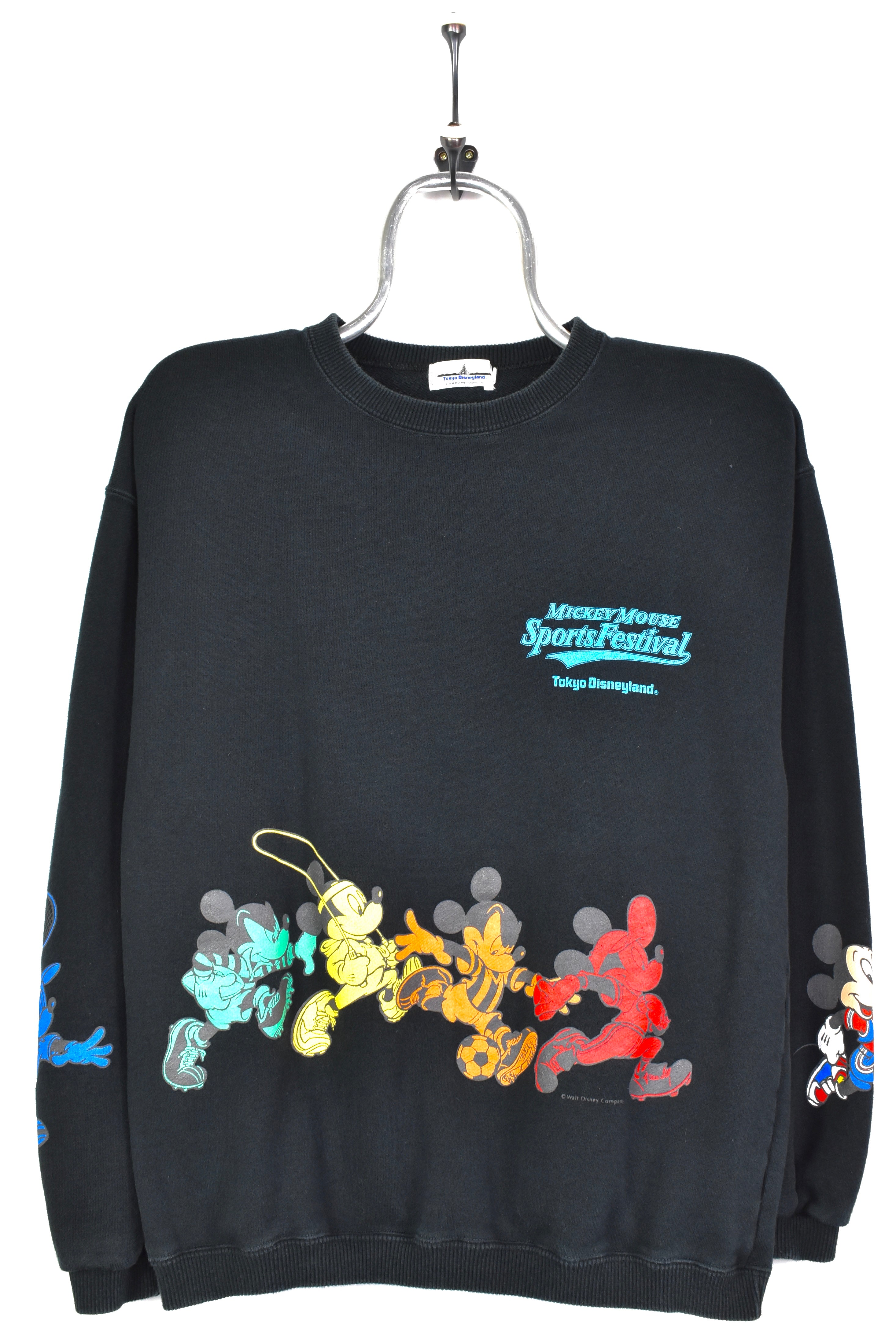 VINTAGE DISNEY MICKEY MOUSE BLACK SWEATSHIRT | SMALL DISNEY / CARTOON