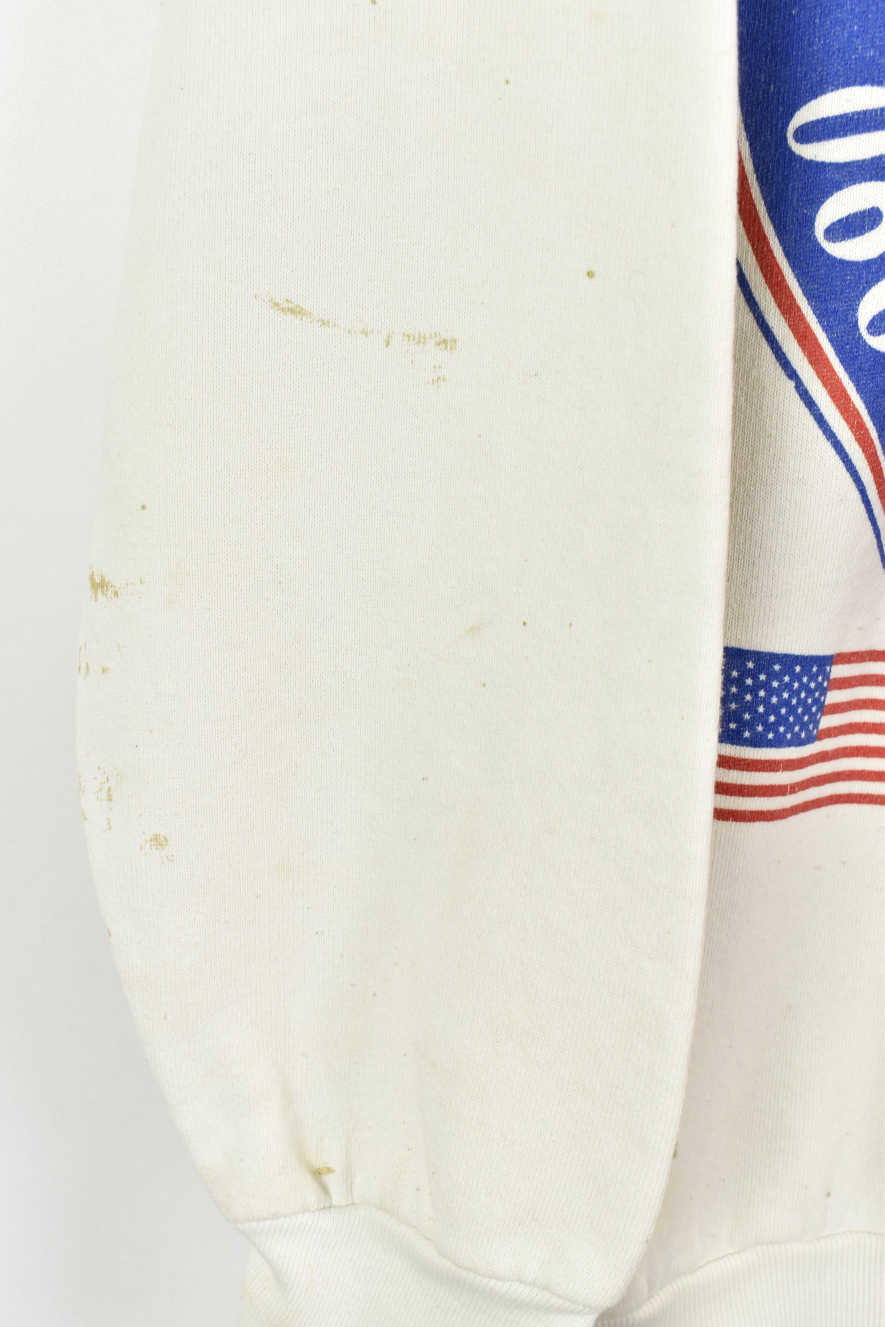 VINTAGE 1991 NFL BUFFALO BILLS WHITE SWEATSHIRT | LARGE PRO SPORT