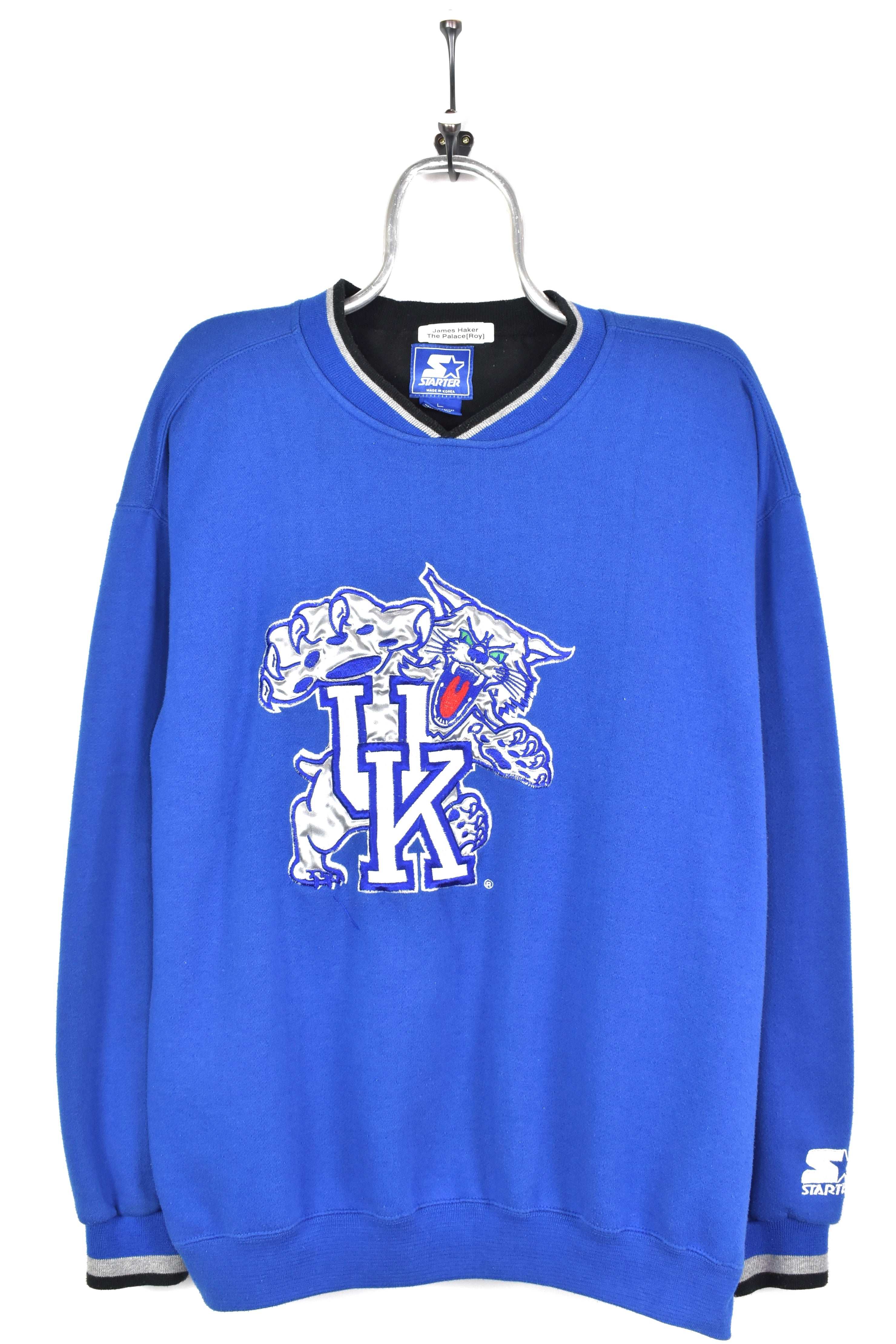 VINTAGE KENTUCKY UNIVERSITY EMBROIDERED BLUE SWEATSHIRT | XL COLLEGE