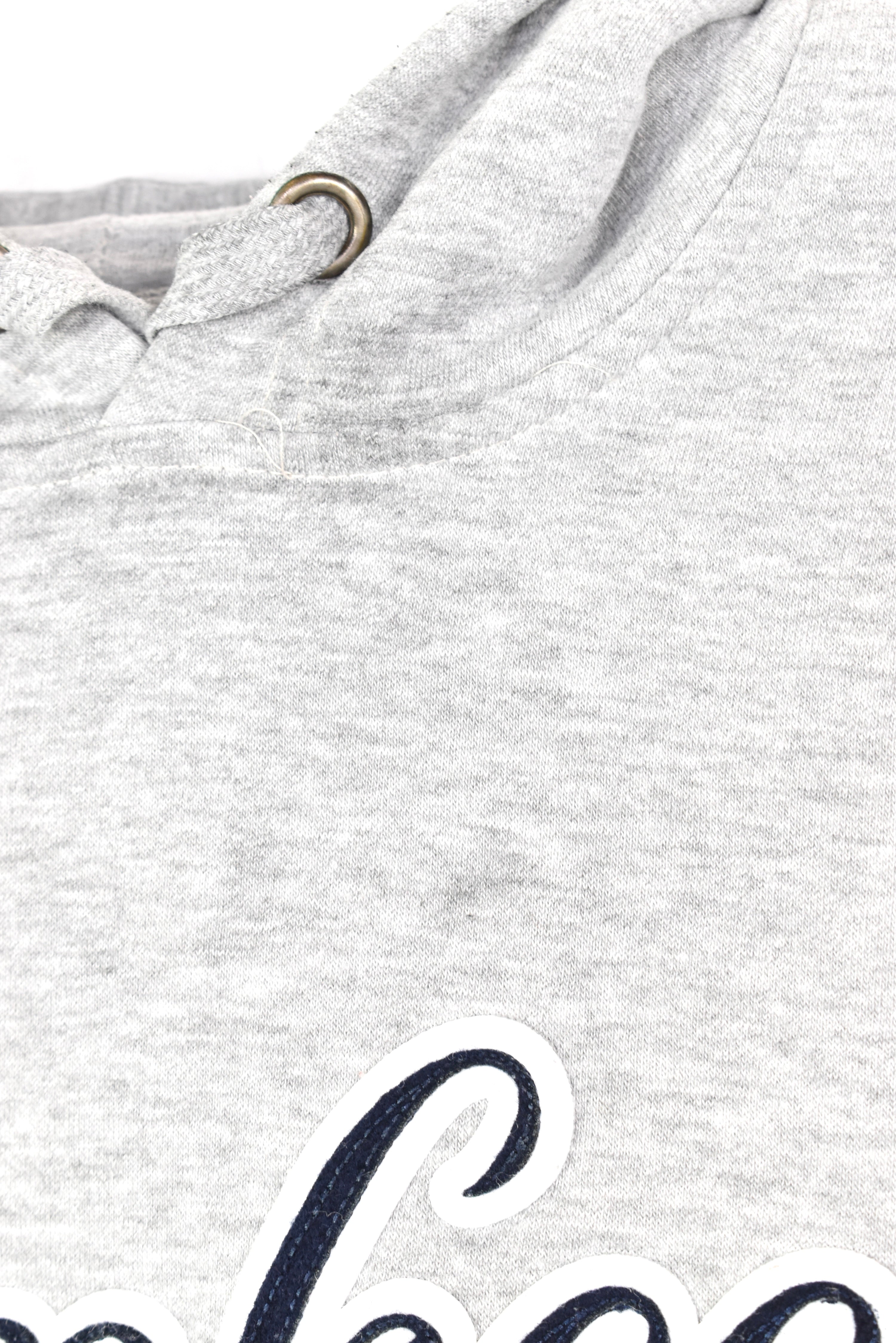 VINTAGE MLB NEW YORK YANKEES GREY HOODIE | XL PRO SPORT