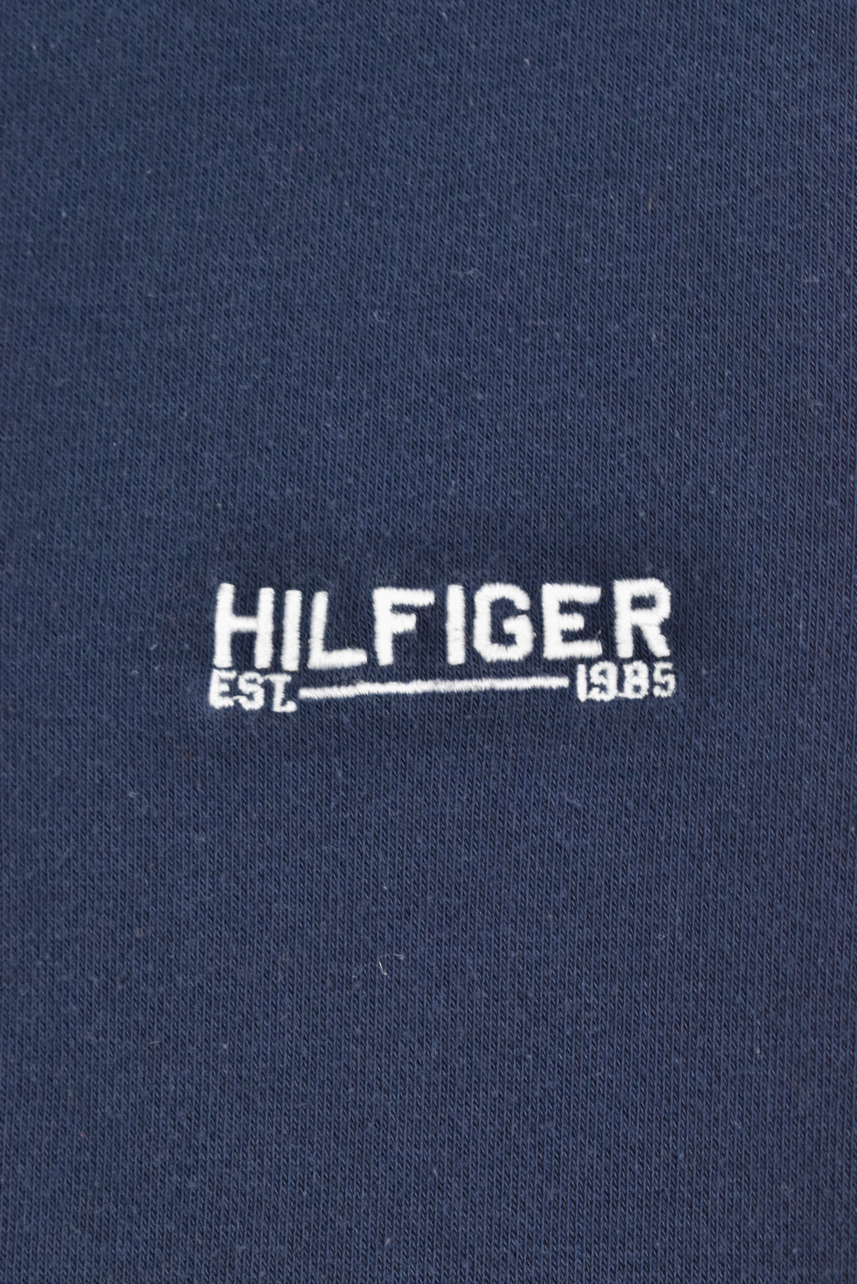 Vintage Tommy Hilfiger embroidered 1/4 zip blue sweatshirt | XL TOMMY HILFIGER