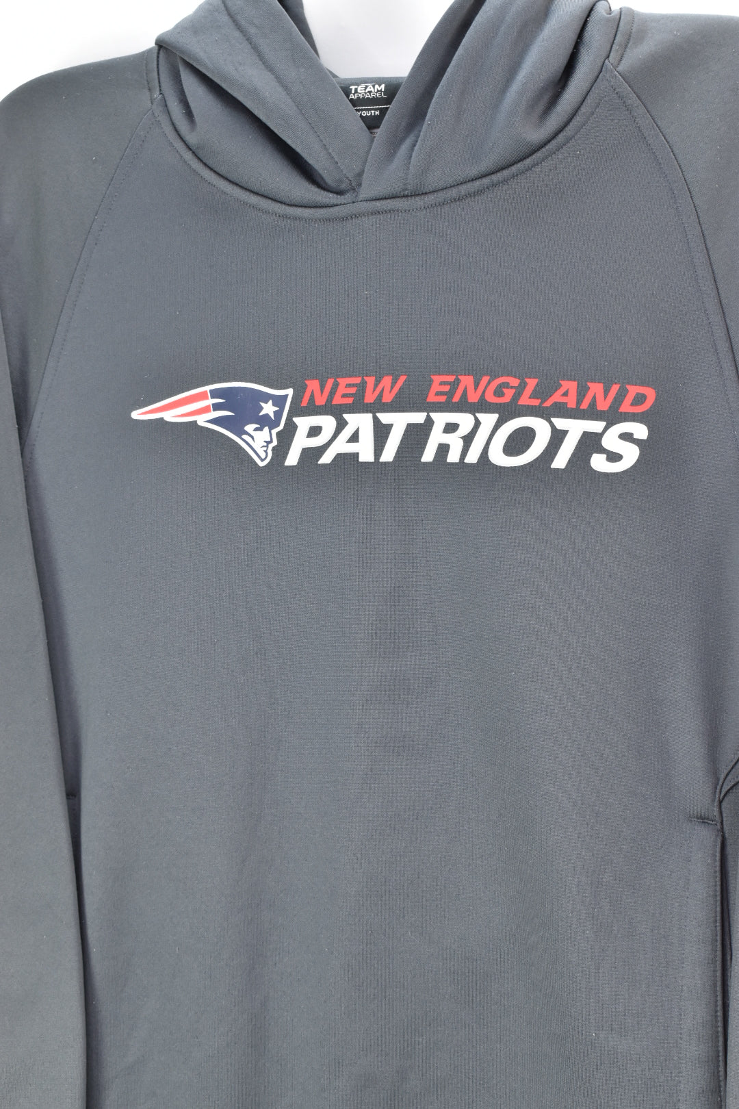 VINTAGE NFL NEW ENGLAND PATRIOTS GREY HOODIE | MEDIUM PRO SPORT