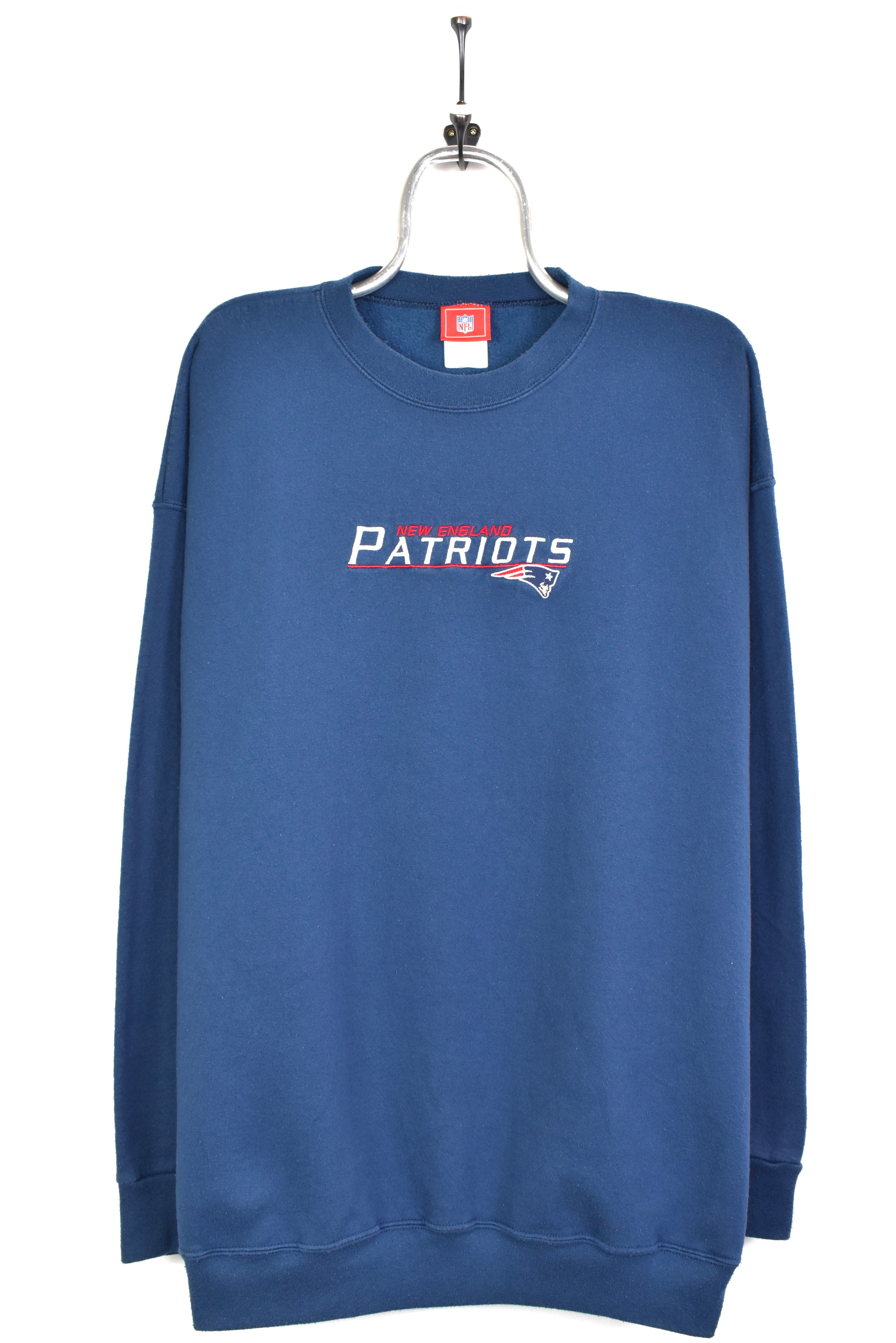 Vintage NFL New England Patriots embroidered navy sweatshirt | XXL PRO SPORT