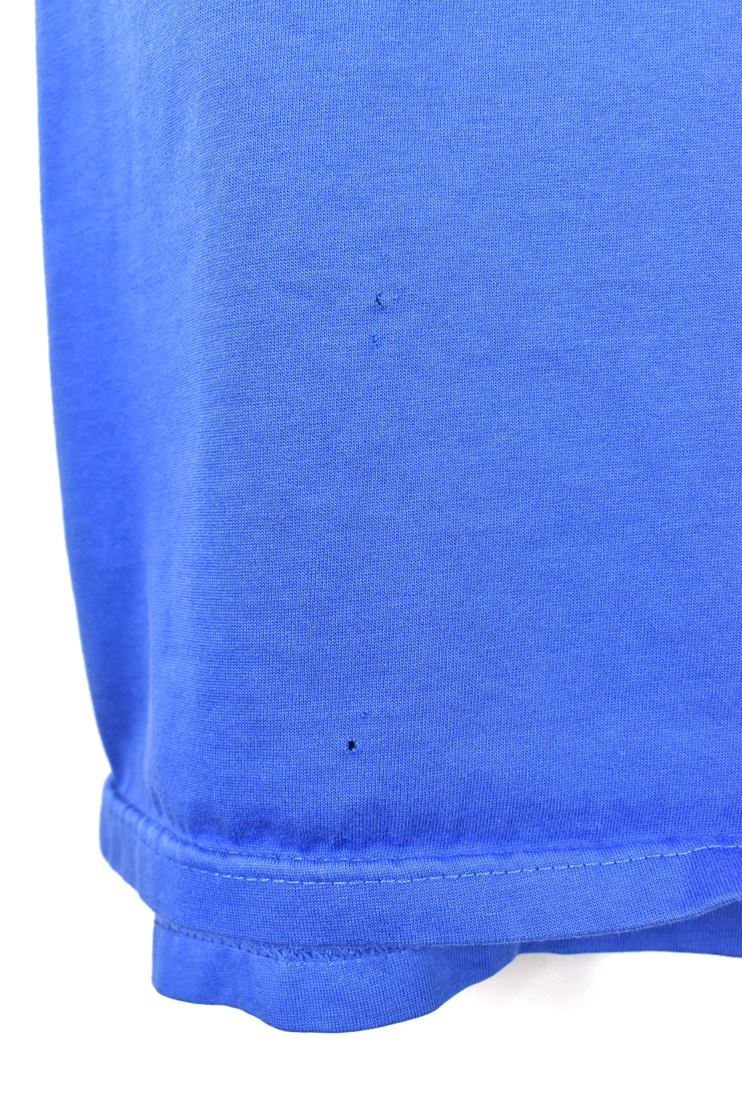 Vintage Nike polo shirt, blue soccer embroidered tee - AU M NIKE