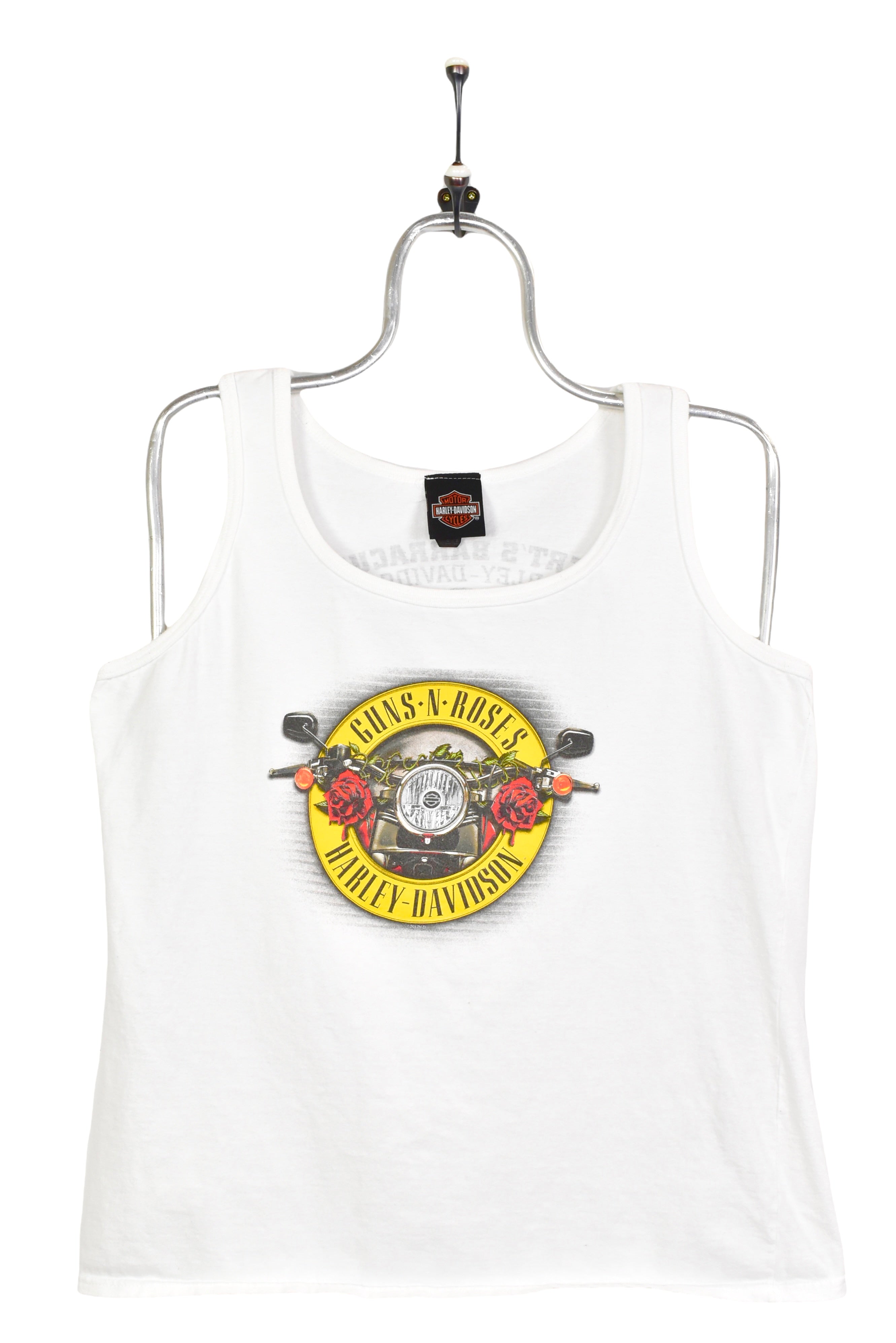 Women's modern Harley Davidson shirt, 2017 graphic singlet - large, white HARLEY DAVIDSON