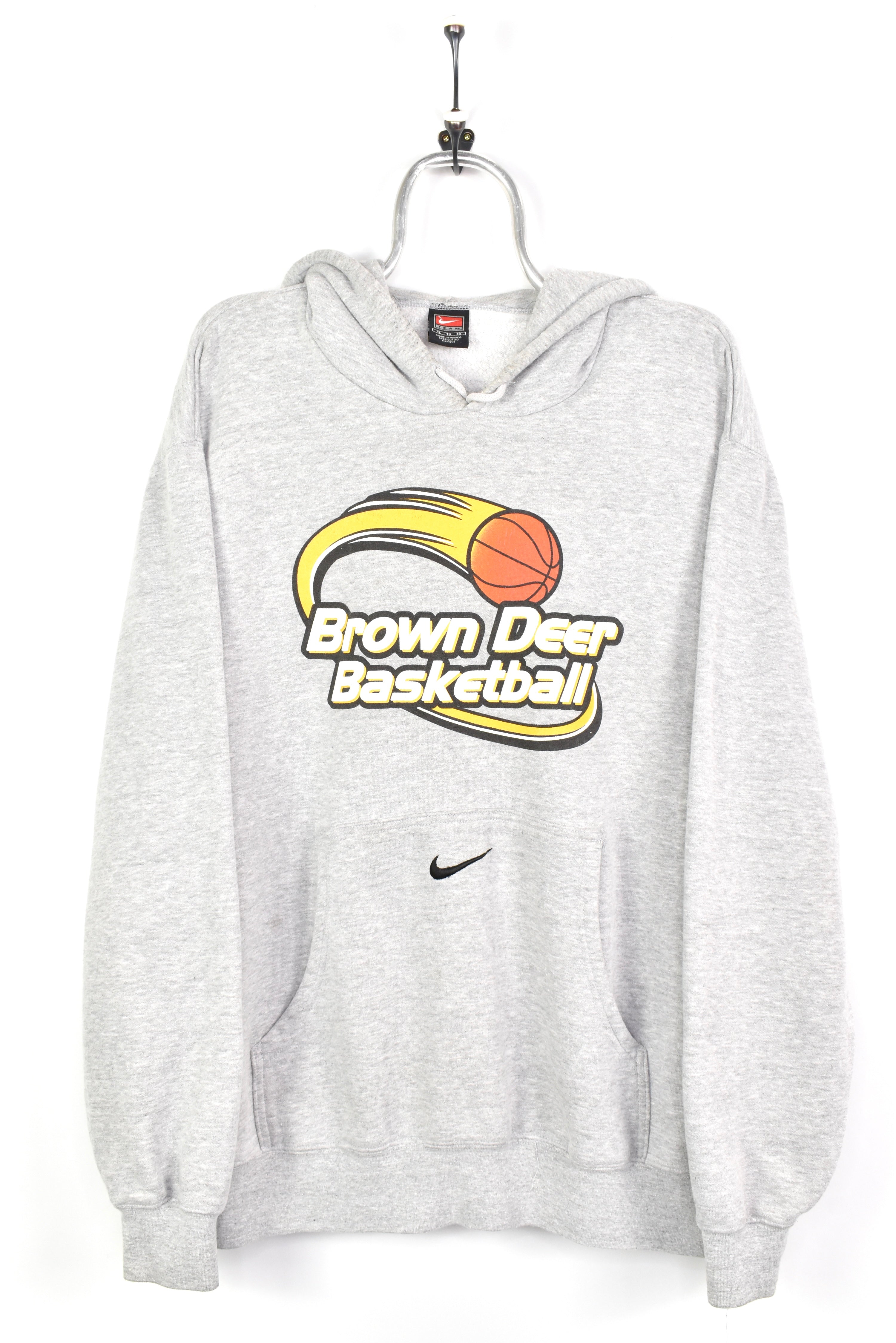 VINTAGE NIKE GREY HOODIE | XL NIKE