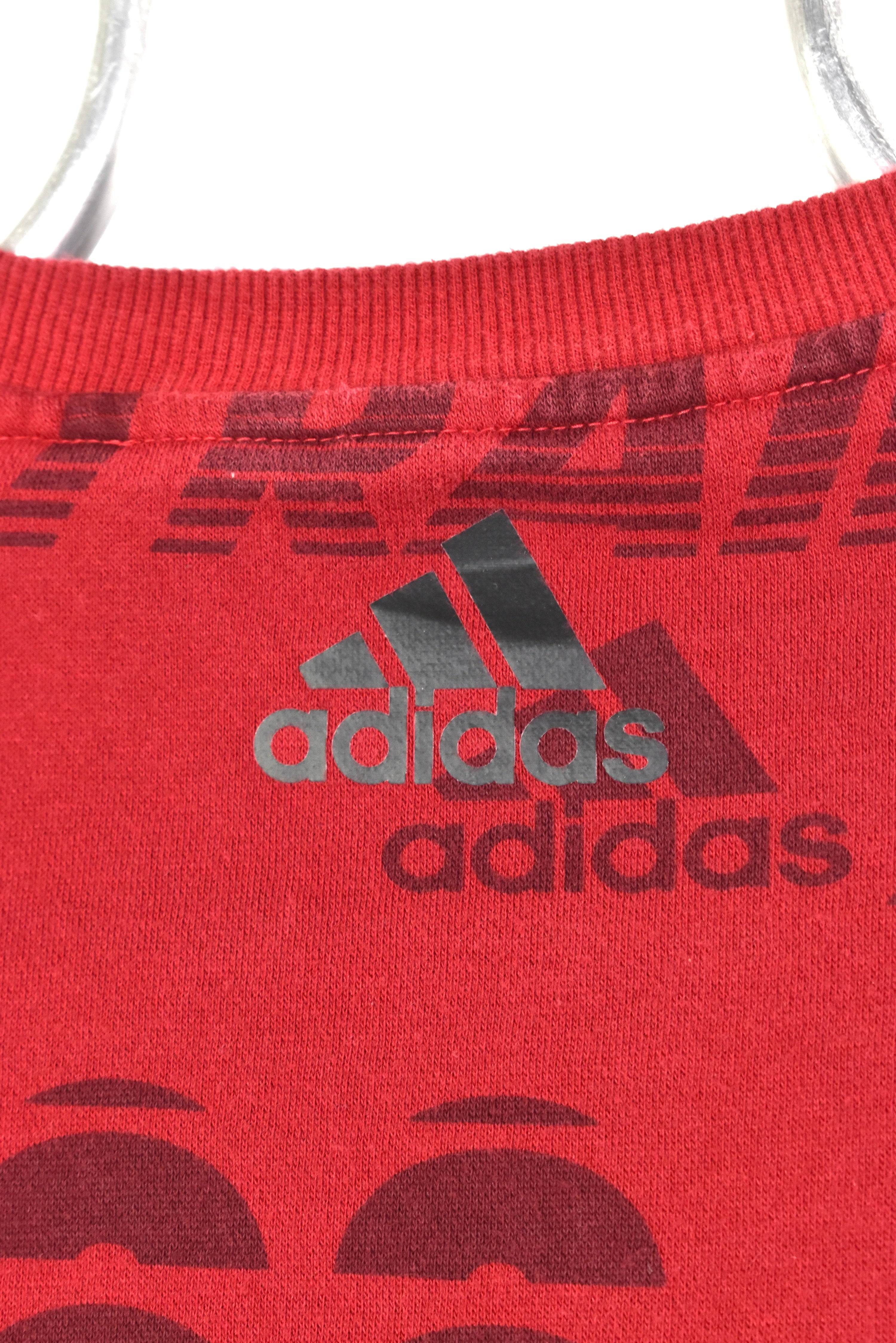 Modern Adidas sweatshirt - medium, burgundy ADIDAS