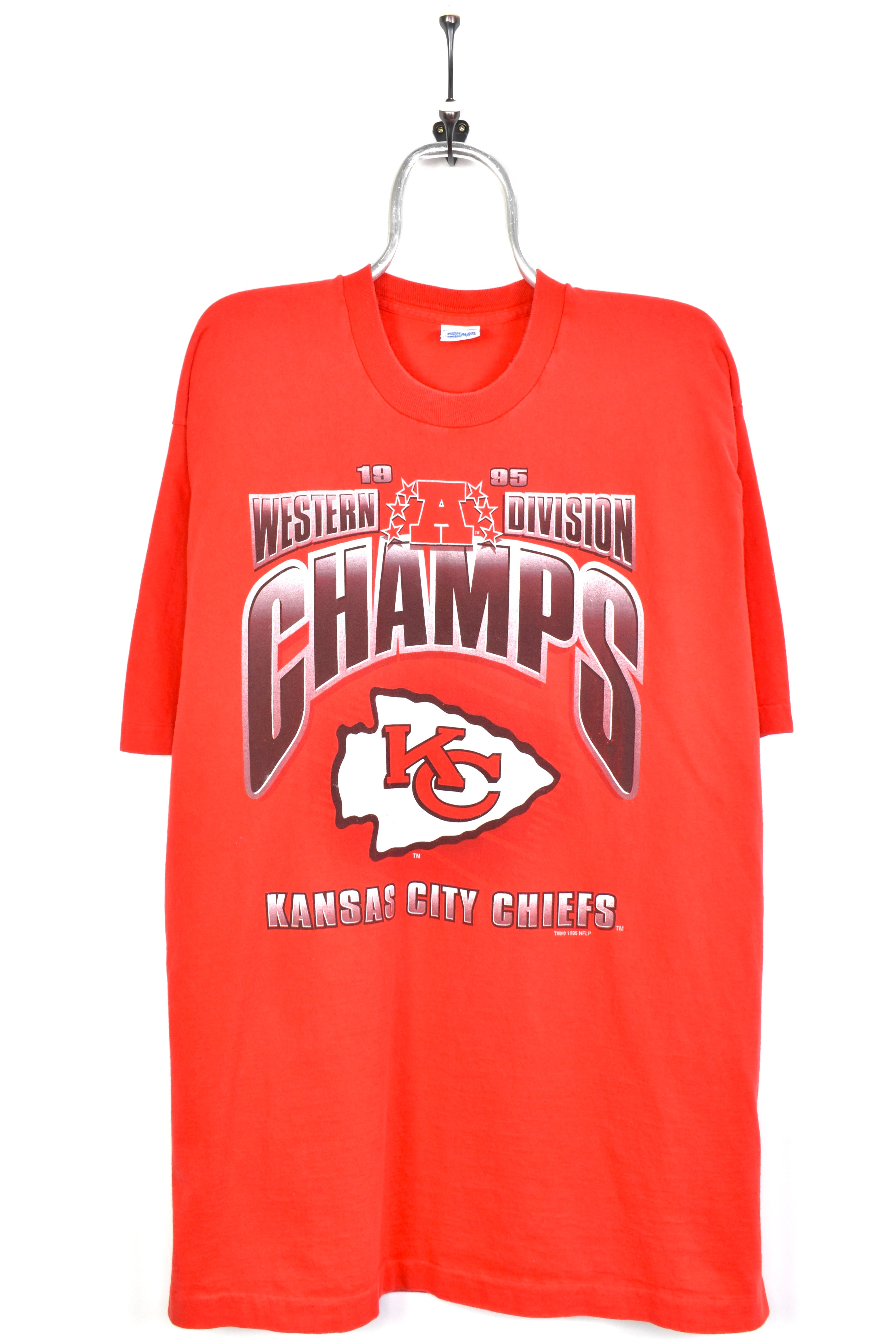 vntg 1995 kansas city chiefs grahic sweatshirt - Sweaters