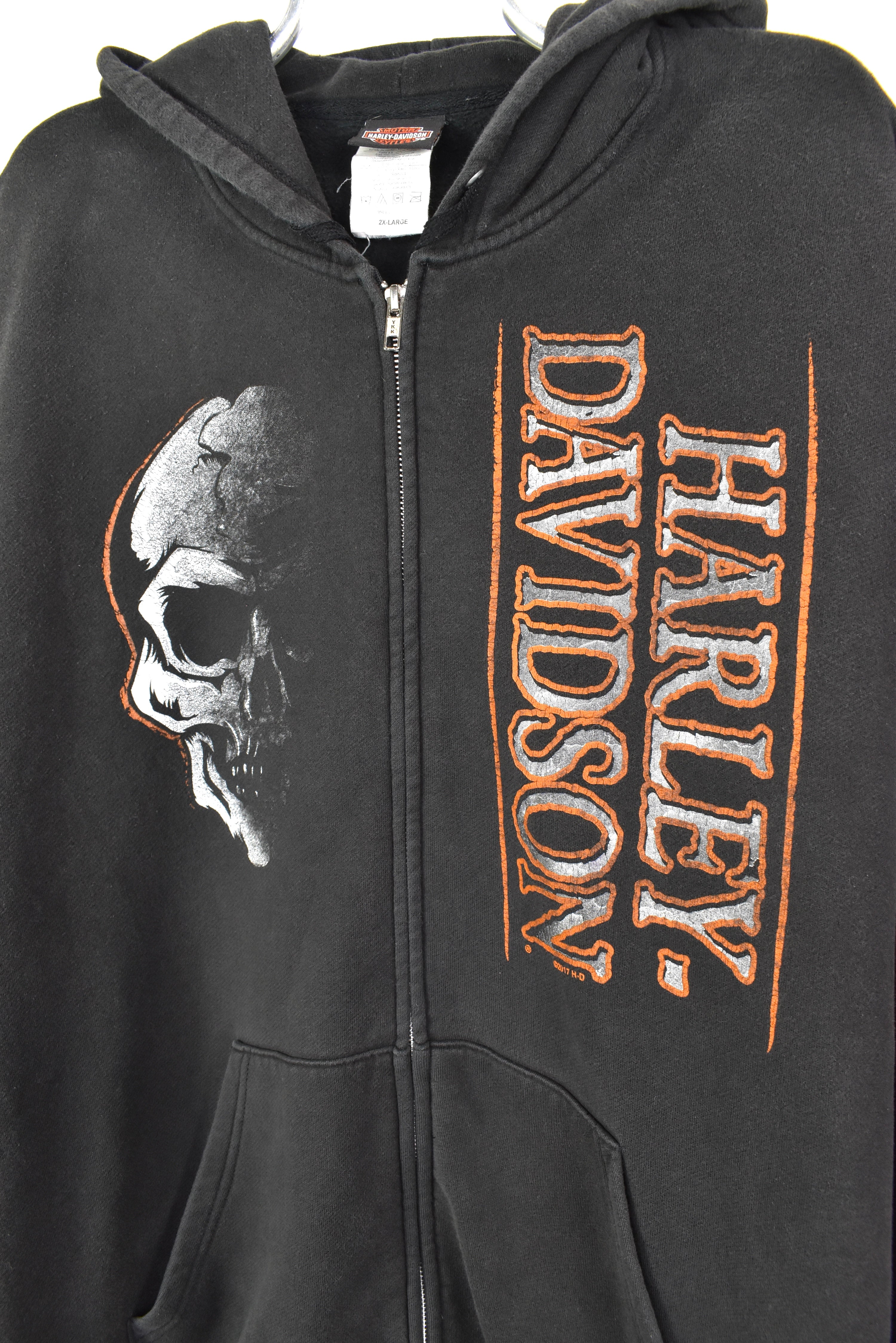 MODERN HARLEY DAVIDSON BLACK HOODIE | XXL HARLEY DAVIDSON
