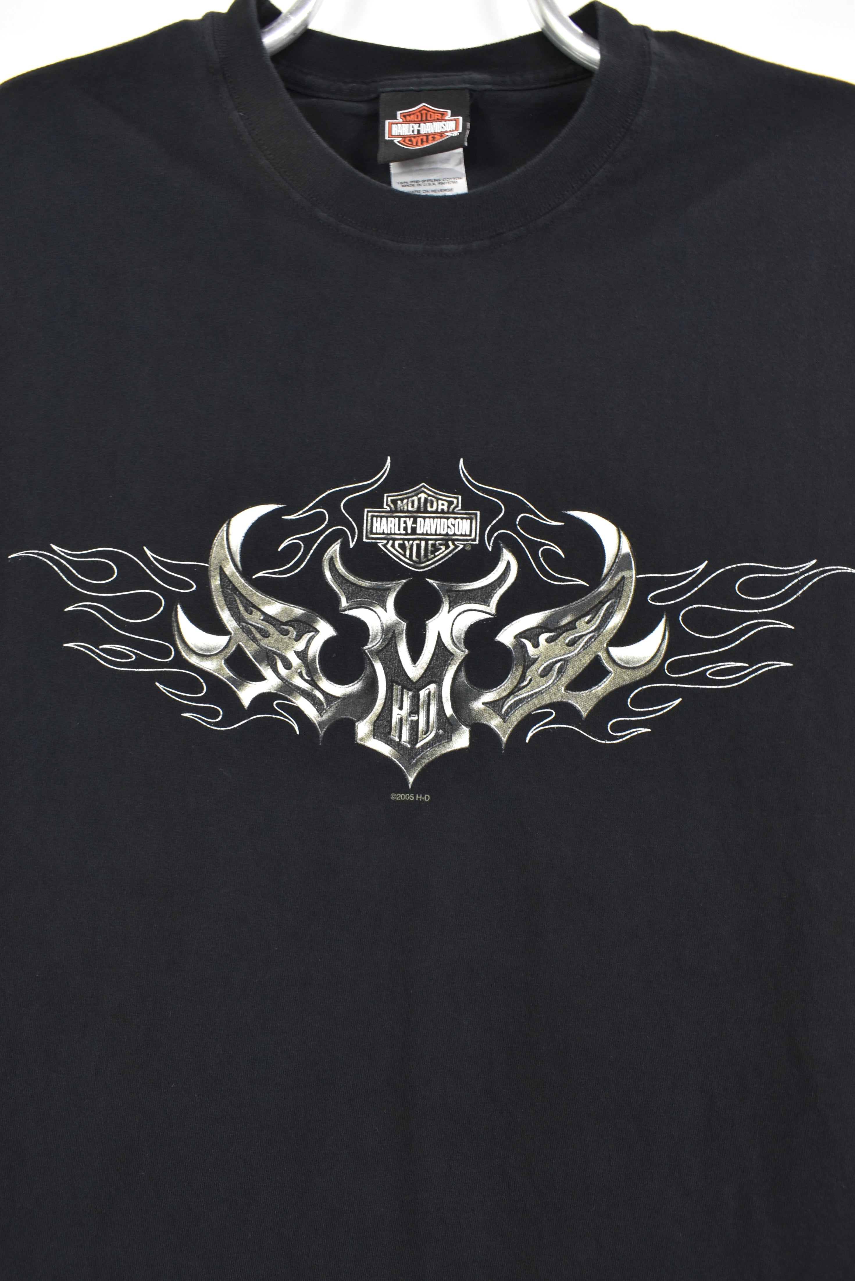 Vintage Harley Davidson shirt, motorcycle biker graphic tee - XL, black HARLEY DAVIDSON