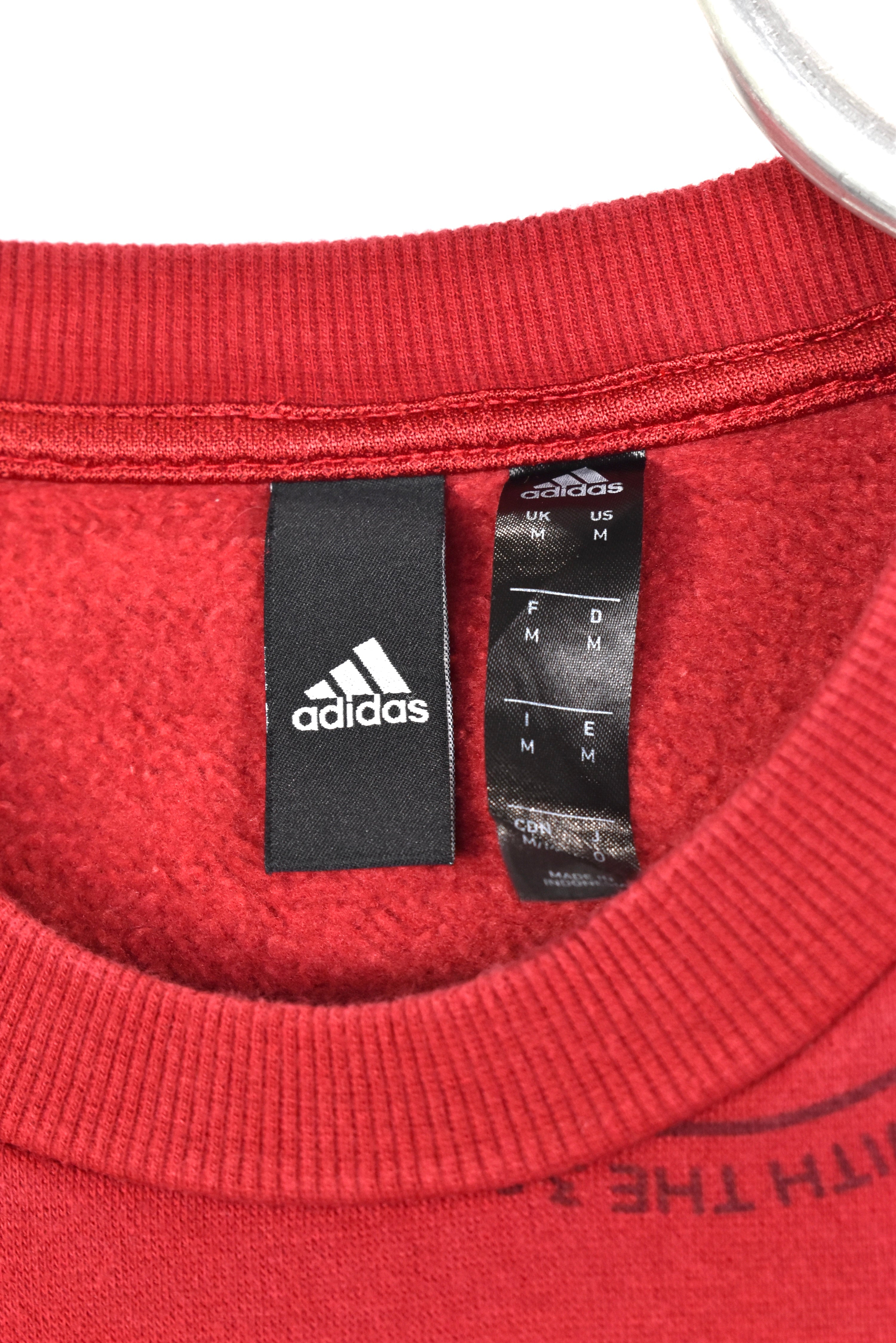 Modern Adidas sweatshirt - medium, burgundy ADIDAS