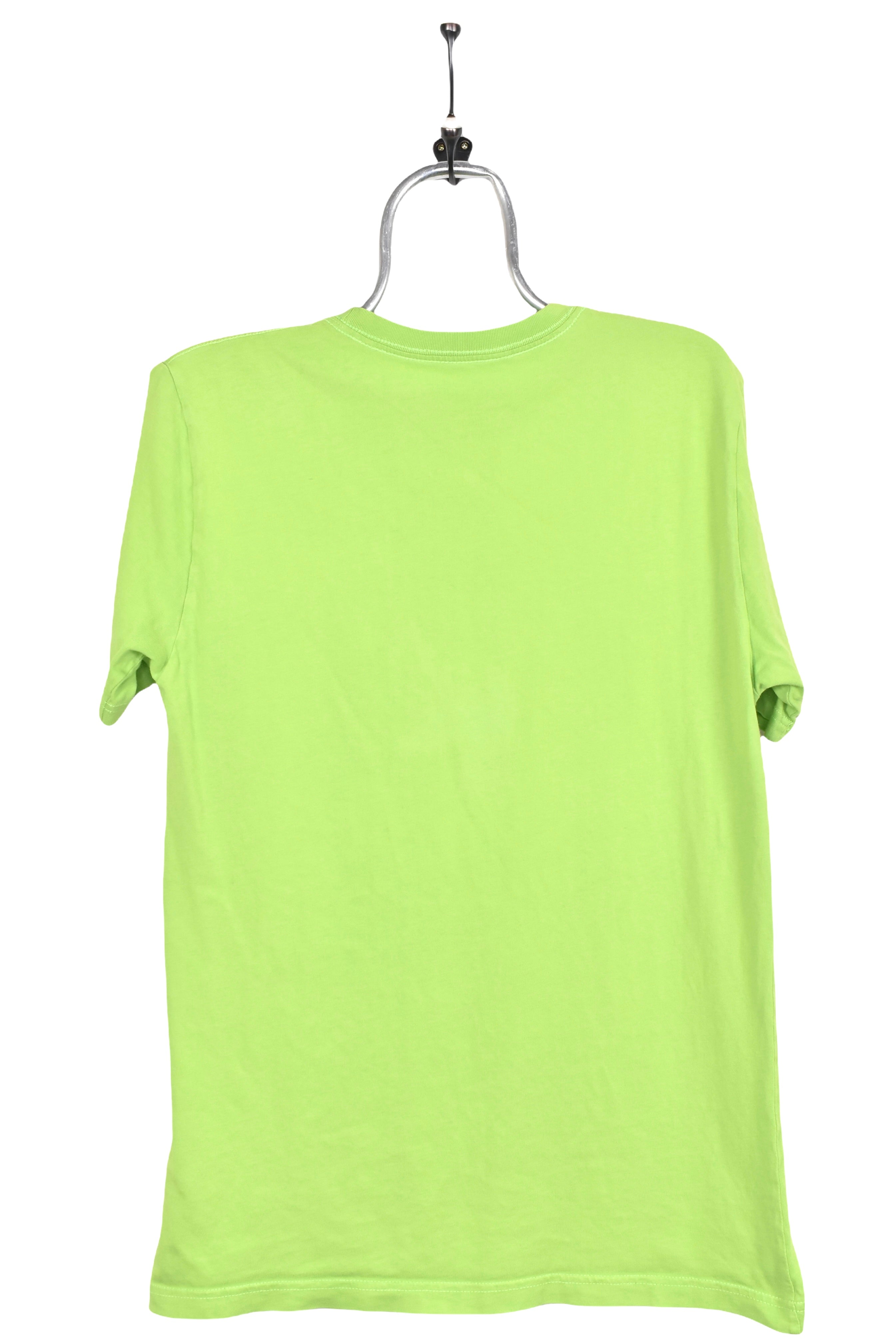 Women's modern Nike shirt, green graphic tee - AU M NIKE