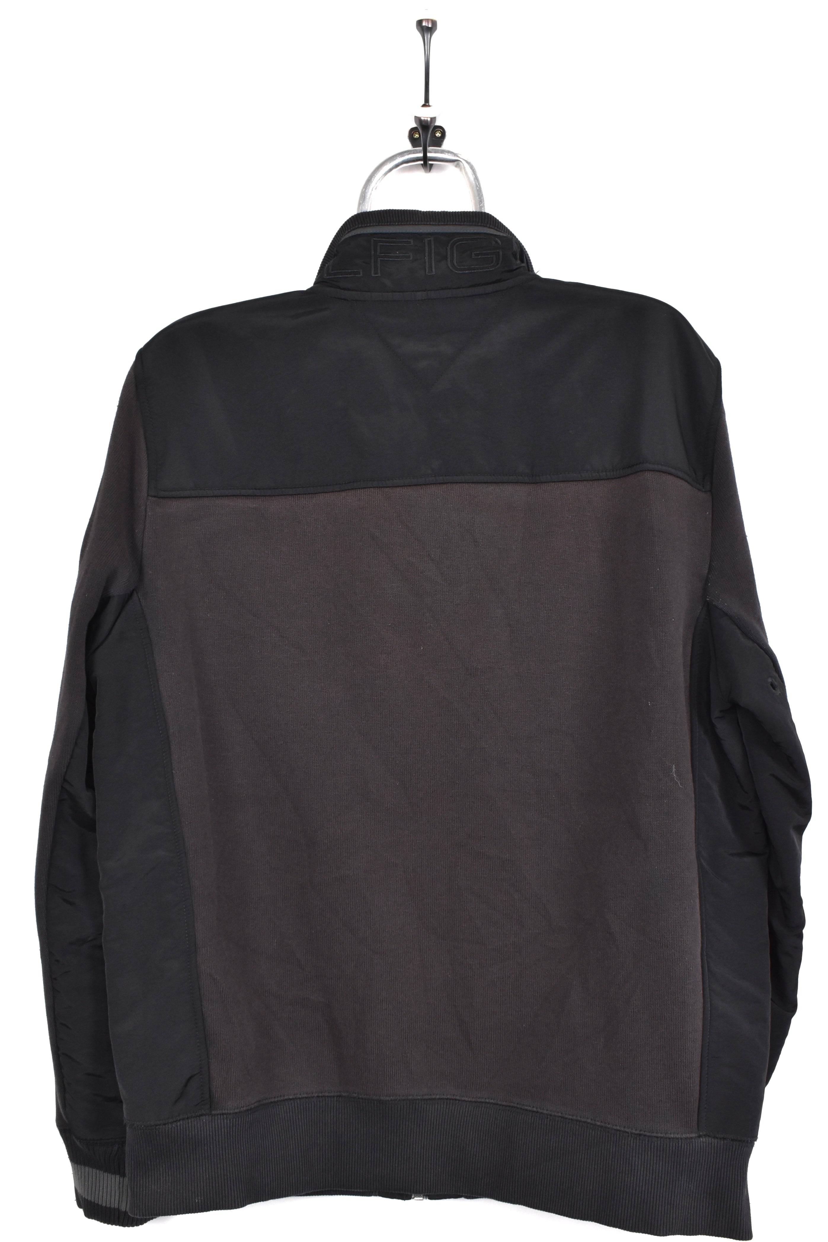 Vintage Tommy Hilfiger jacket, black heavy coat - AU L TOMMY HILFIGER
