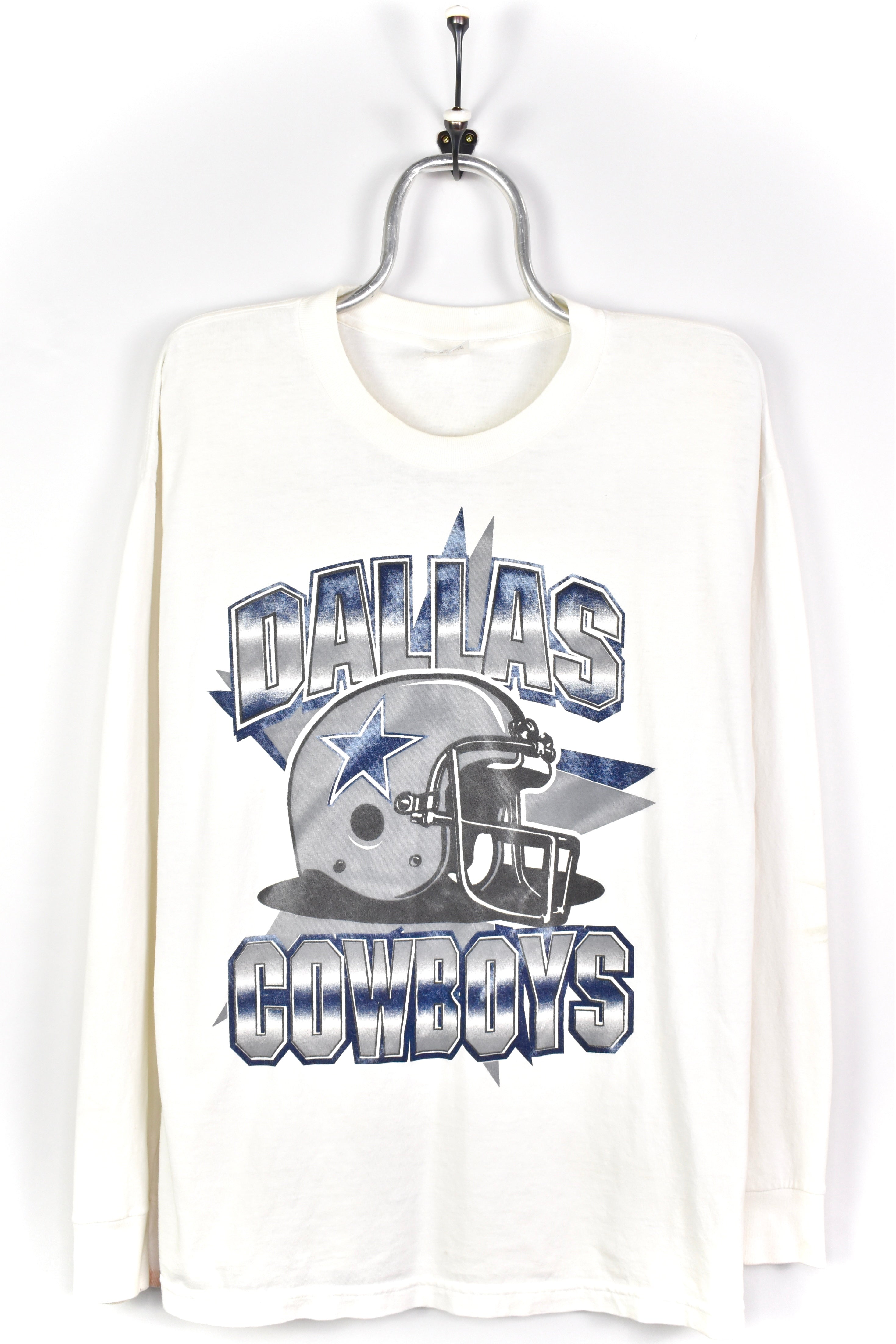 VINTAGE NFL DALLAS COWBOYS WHITE T-SHIRT | XL PRO SPORT
