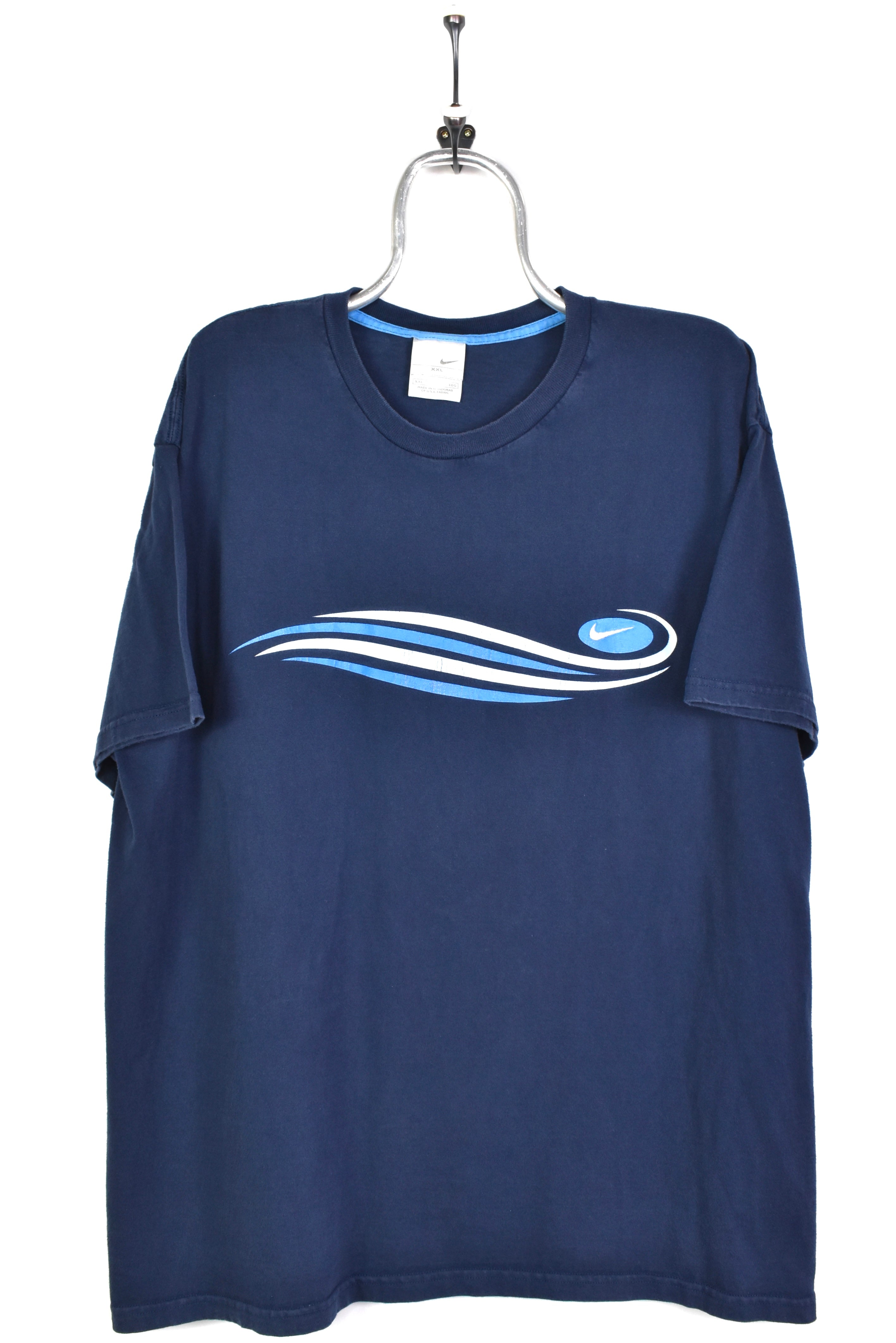 Vintage Nike embroidered navy t-shirt | XL NIKE