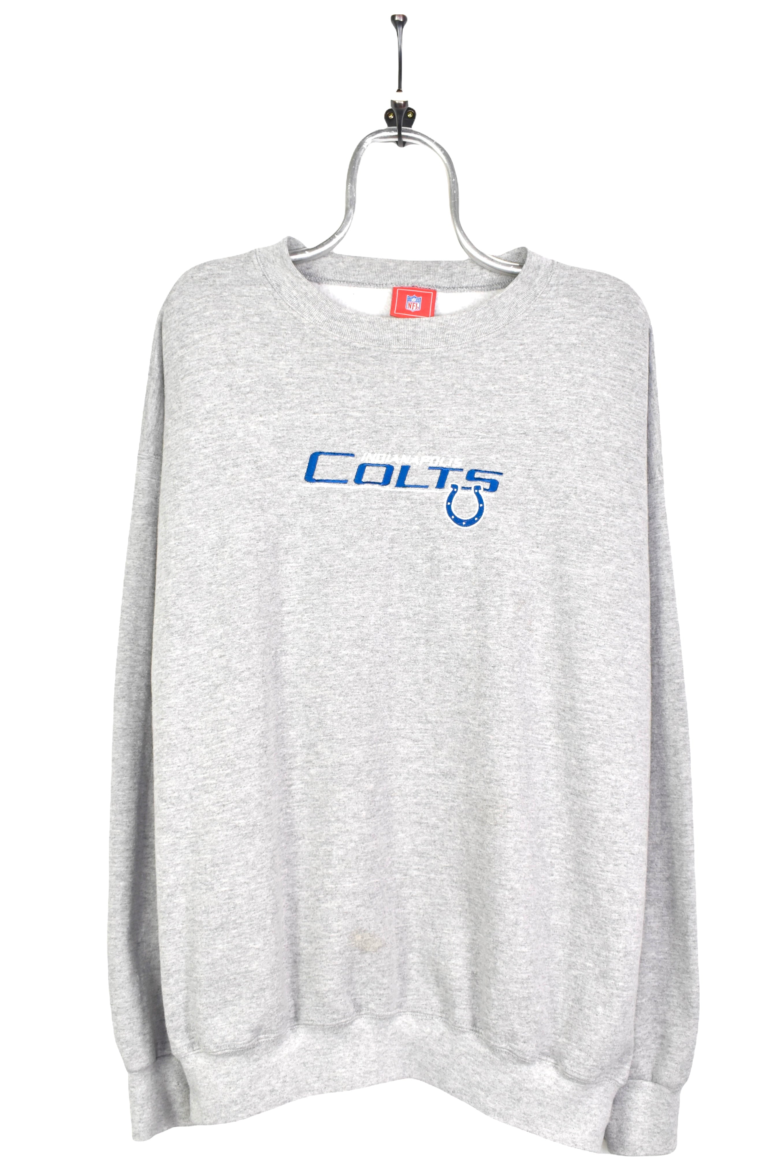Vintage NFL Indianapolis Colts embroidered grey sweatshirt | XXL PRO SPORT