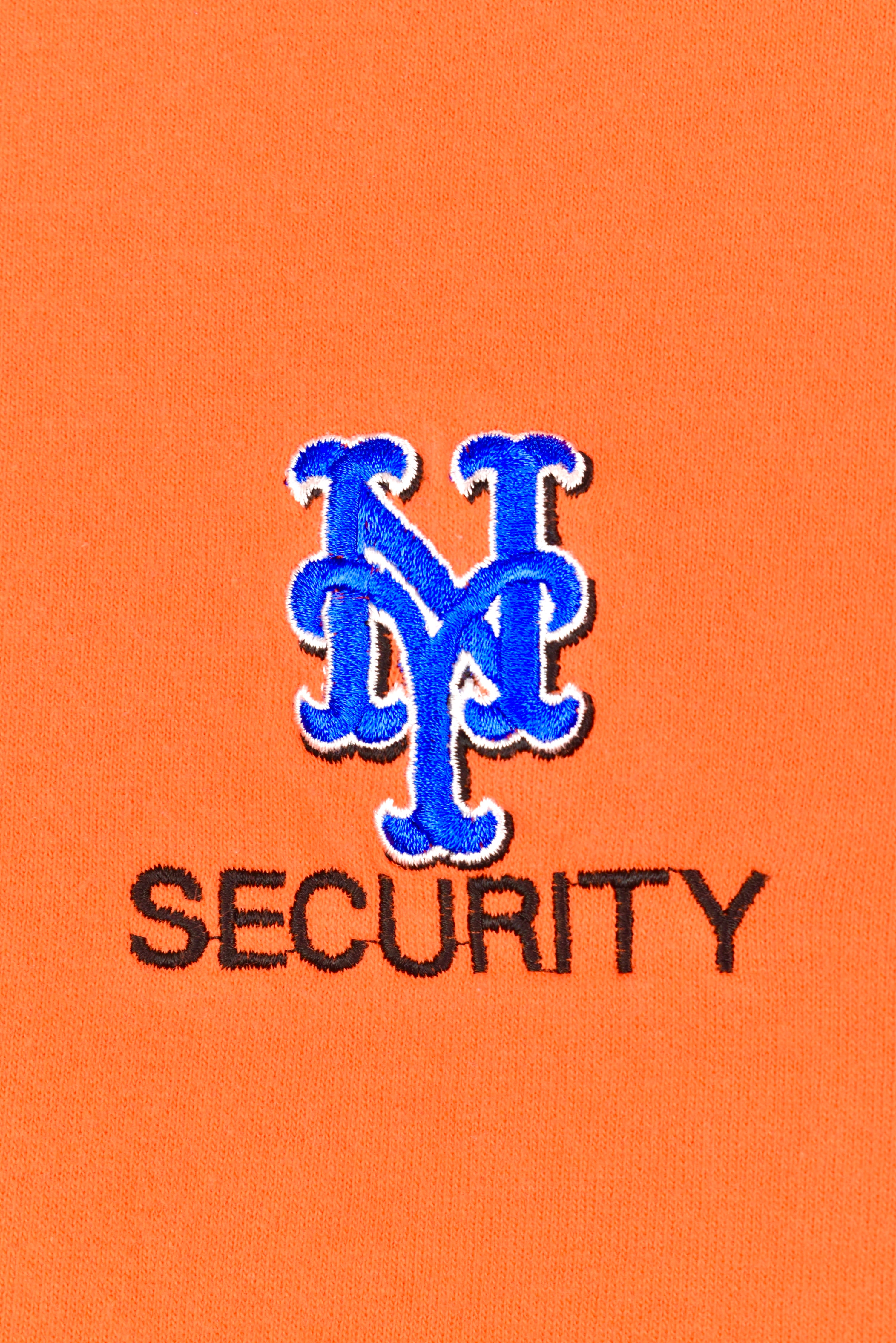 VINTAGE MLB NEW YORK METS EMBROIDERED ORANGE SWEATSHIRT | XXL PRO SPORT