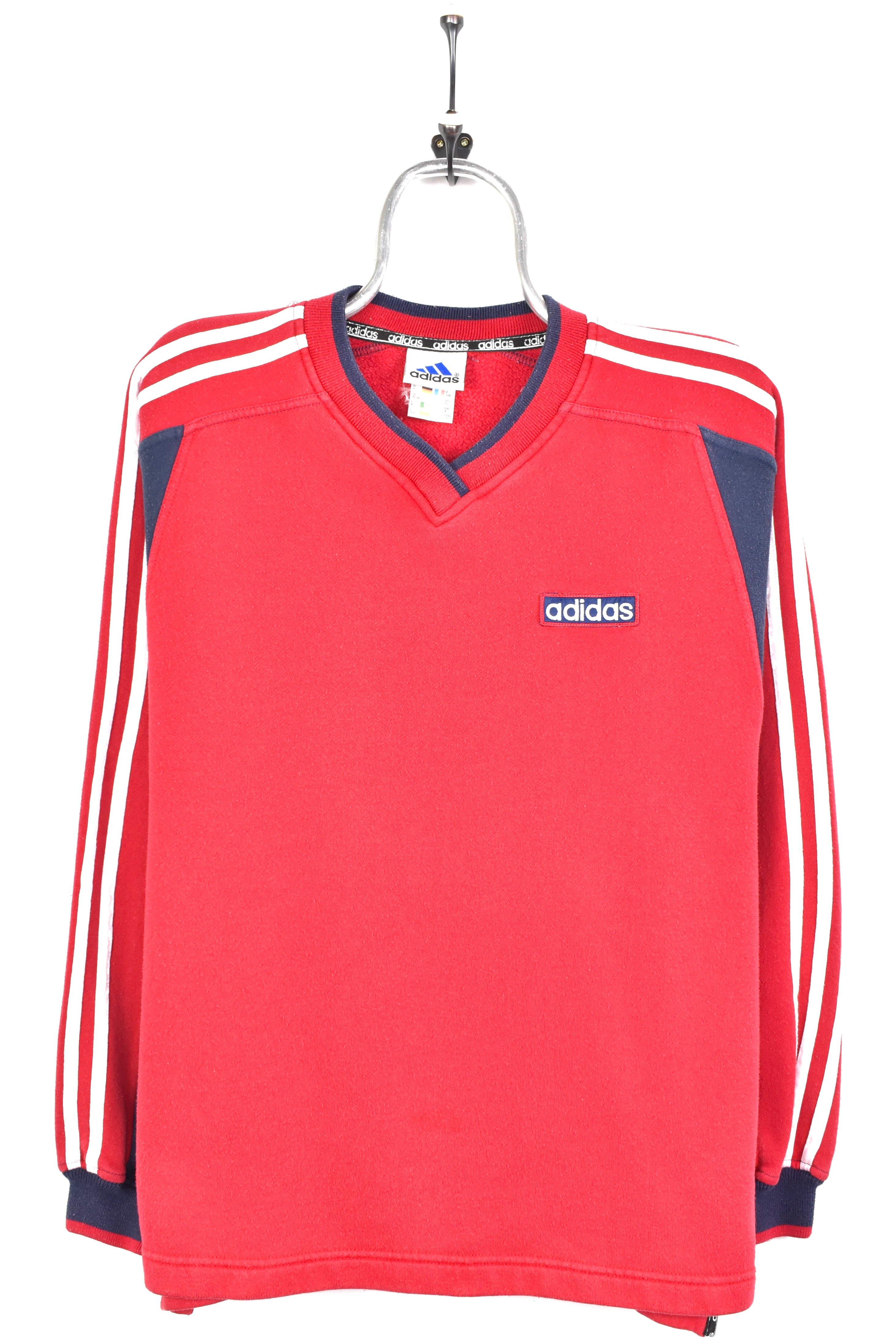 VINTAGE ADIDAS RED SWEATSHIRT | MEDIUM ADIDAS
