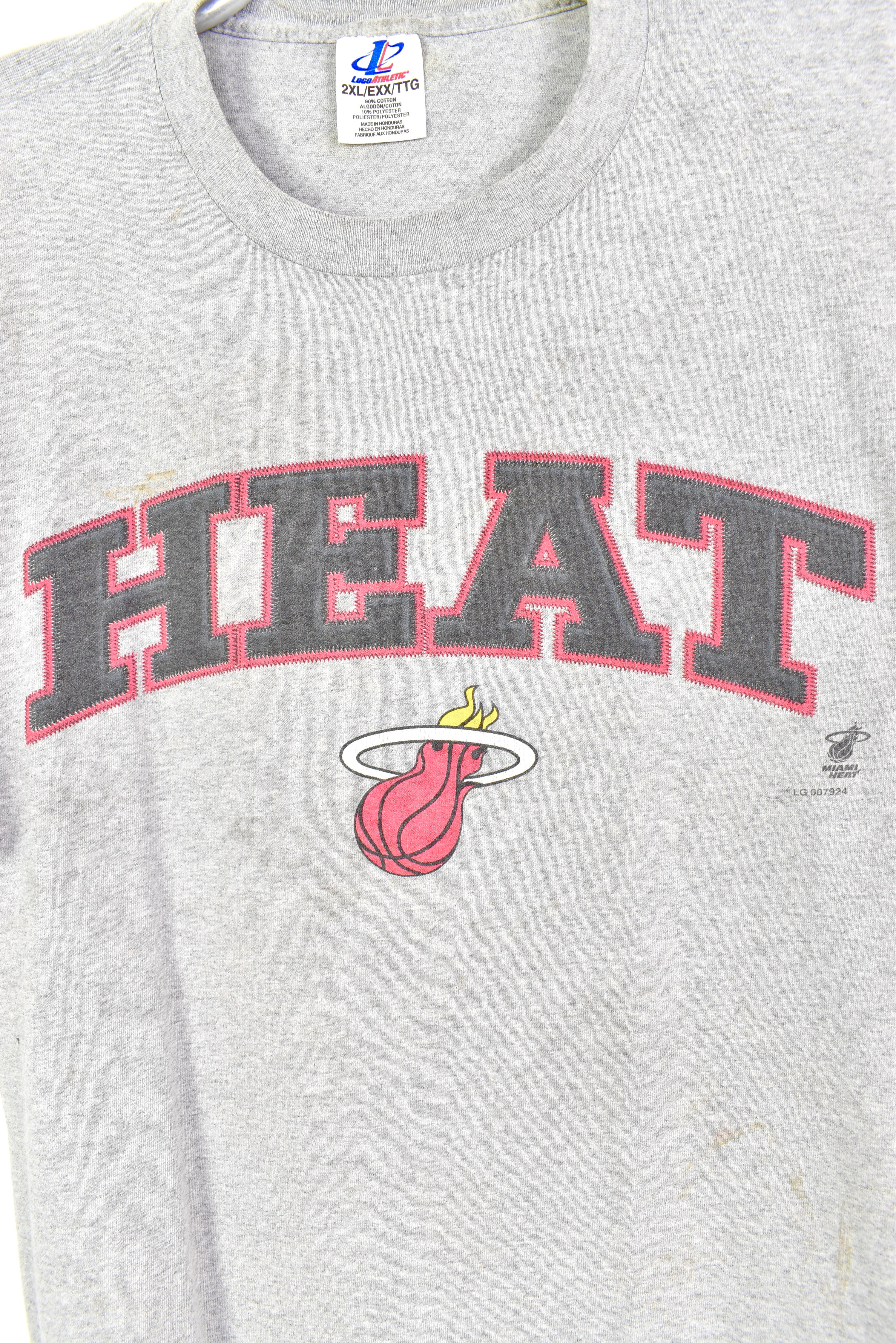 VINTAGE NBA MIAMI HEAT GREY T-SHIRT | XXL PRO SPORT