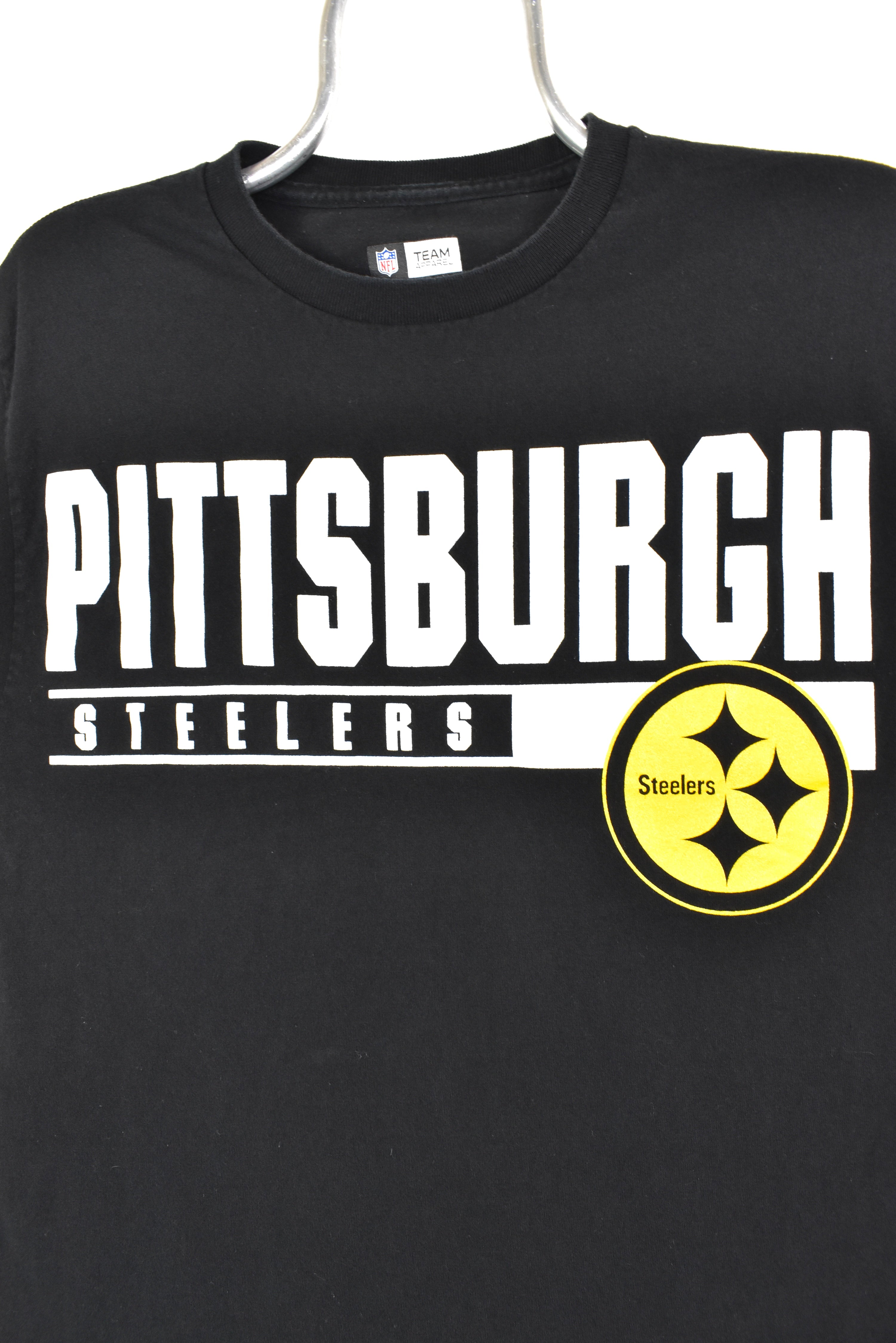 MODERN NFL PITTSBURGH STEELERS BLACK LONG SLEEVE T-SHIRT | MEDIUM PRO SPORT