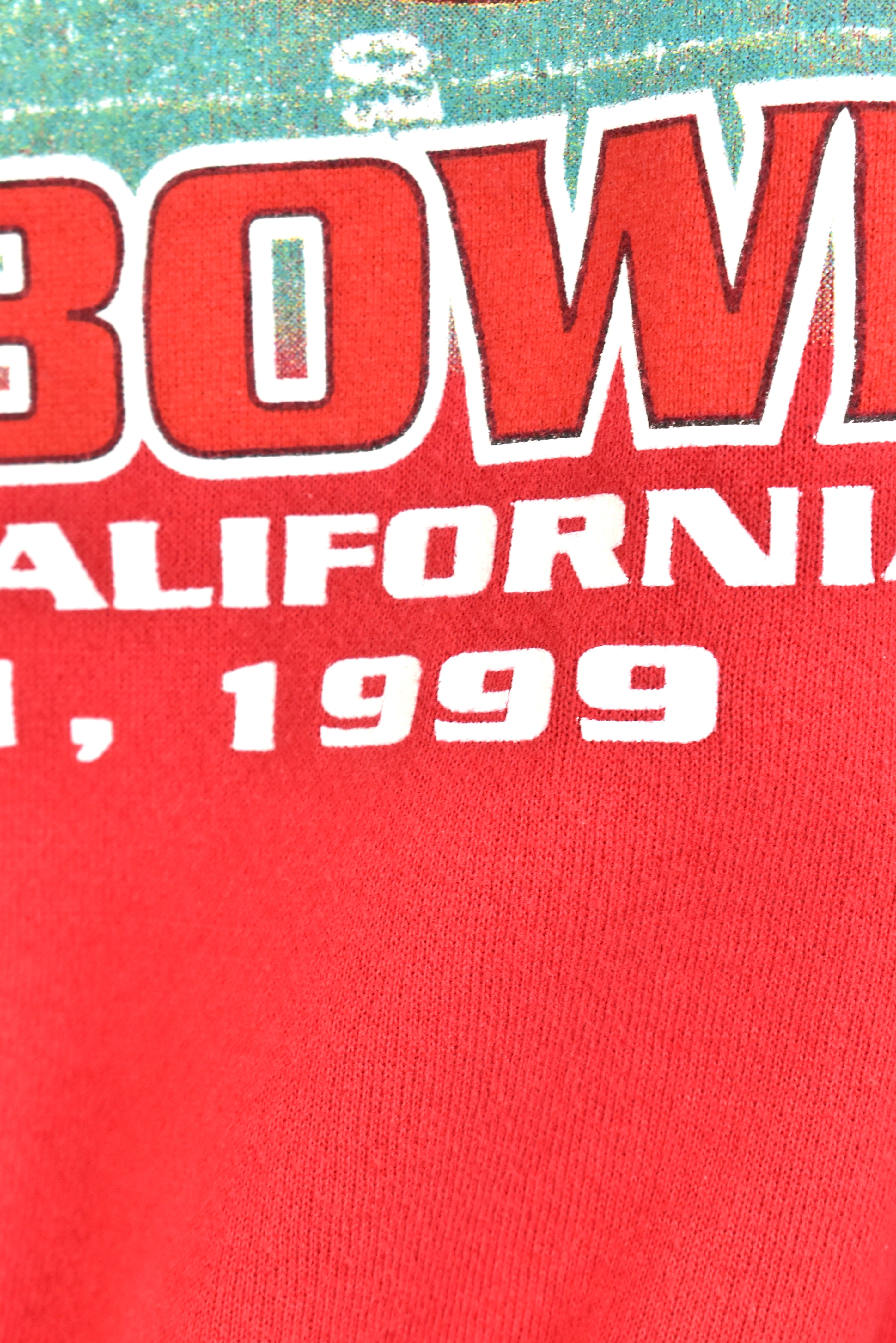Vintage 1999 Wisconsin University Rose Bowl red sweatshirt | Medium COLLEGE