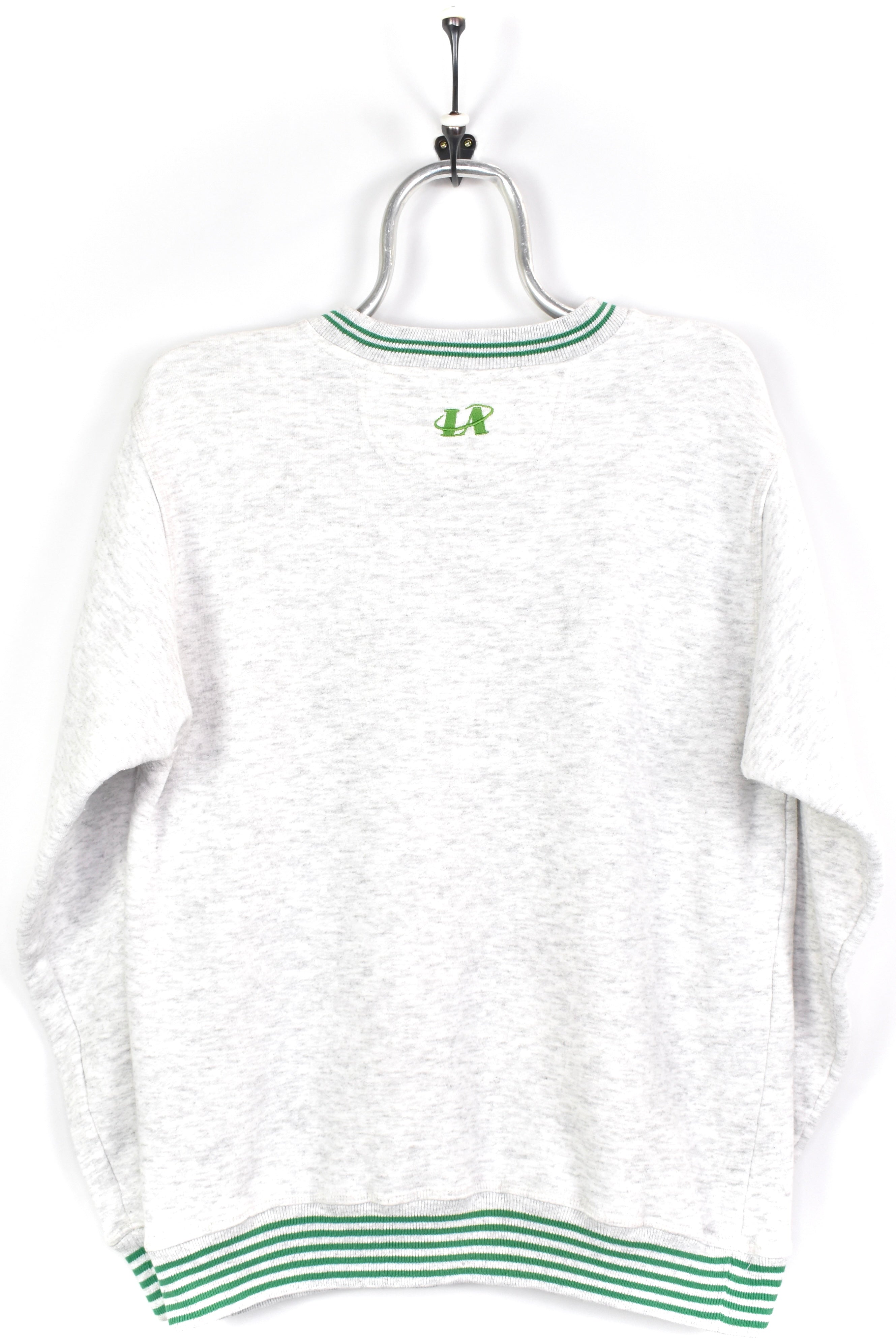 VINTAGE NFL PHILADELPHIA EAGLES EMBROIDERED GREY SWEATSHIRT | MEDIUM PRO SPORT