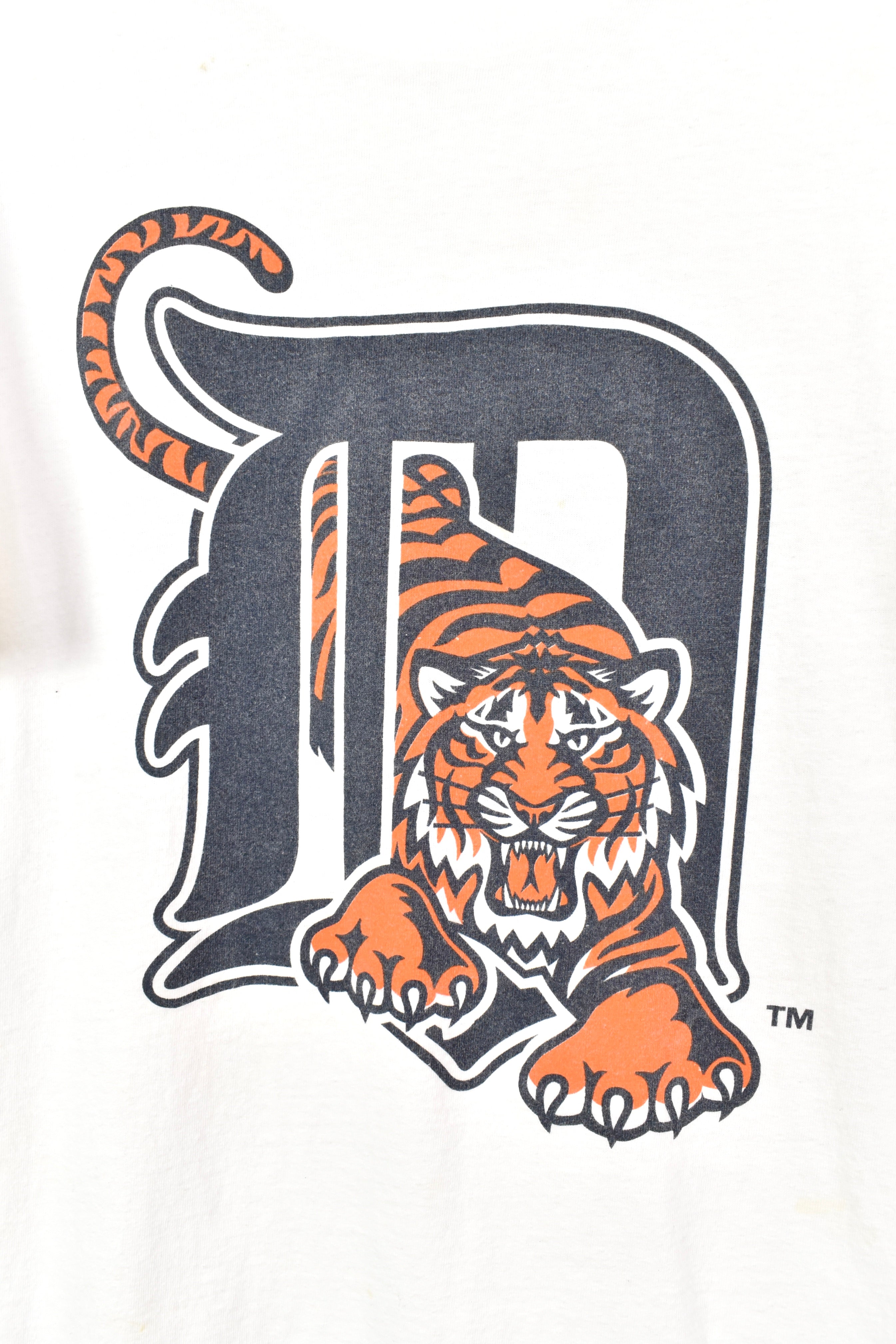 VINTAGE MLB DETROIT TIGERS WHITE T-SHIRT | XL PRO SPORT