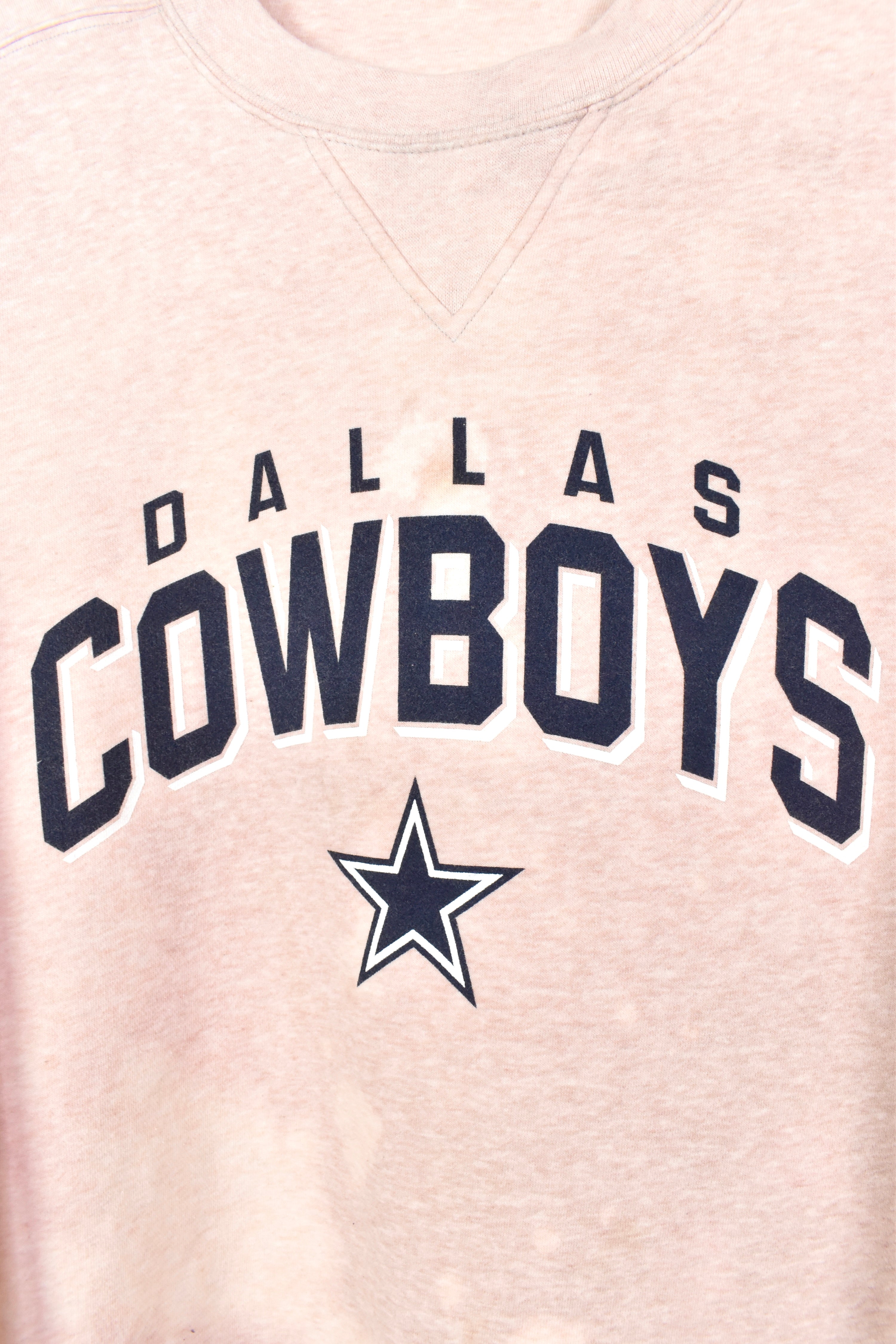 VINTAGE NFL DALLAS COWBOYS PINK SWEATSHIRT | XXL PRO SPORT