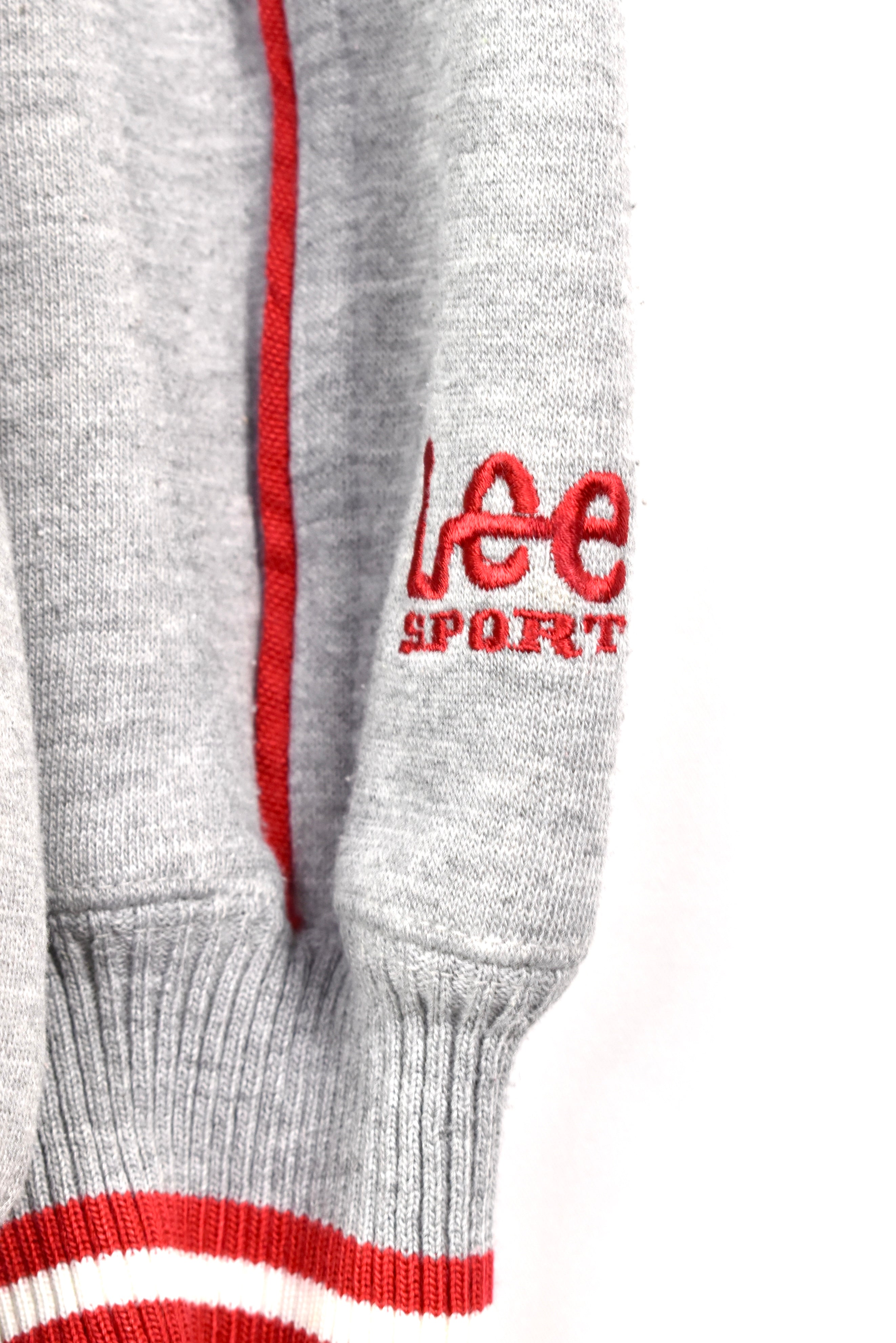 VINTAGE WISCONSIN UNIVERSITY EMBROIDERED GREY SWEATSHIRT | XXL COLLEGE