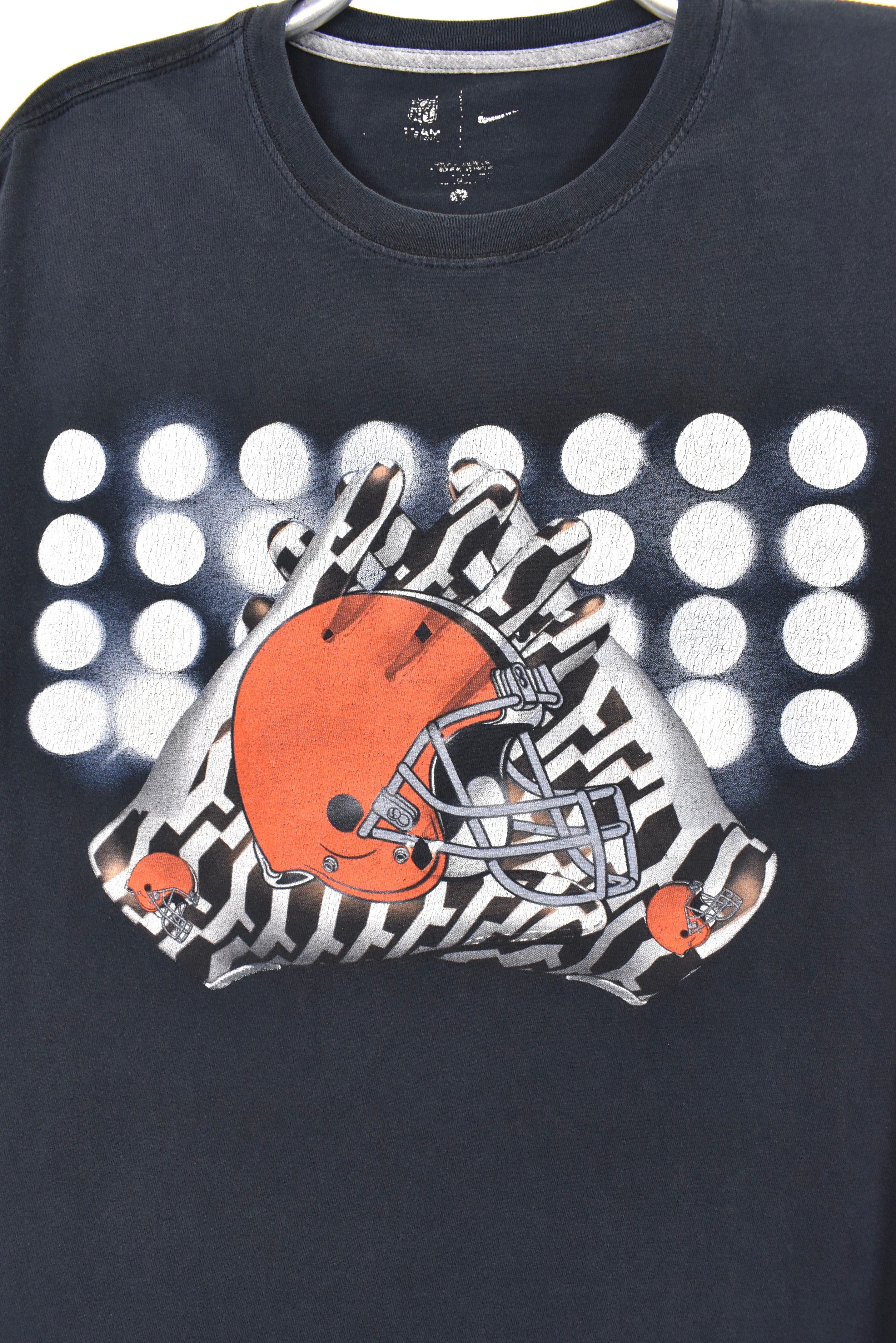 Vintage Chicago Bears shirt, NFL black graphic tee - AU Medium PRO SPORT