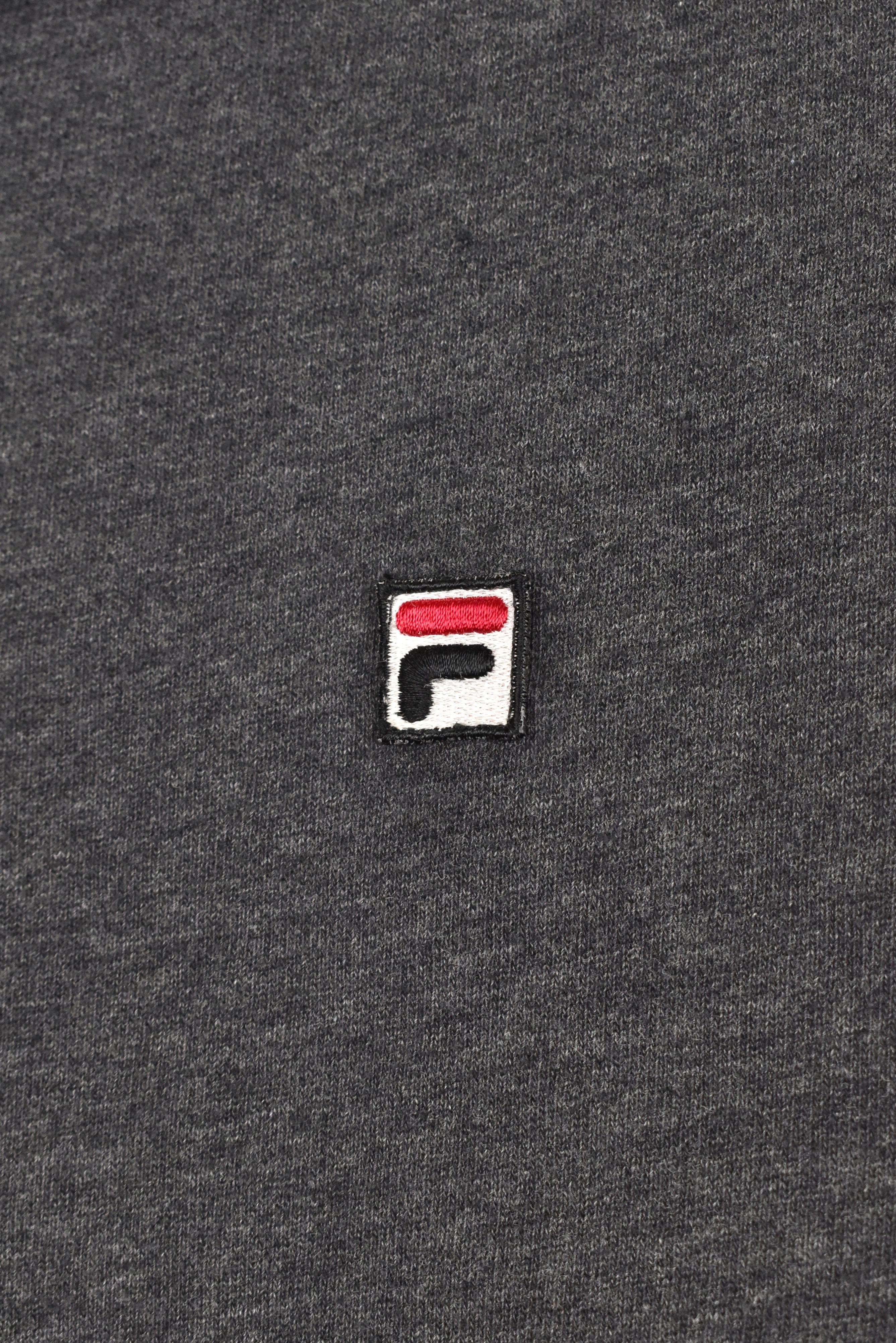 Vintage Fila sweatshirt, grey collared 1/4 zip - AU XL