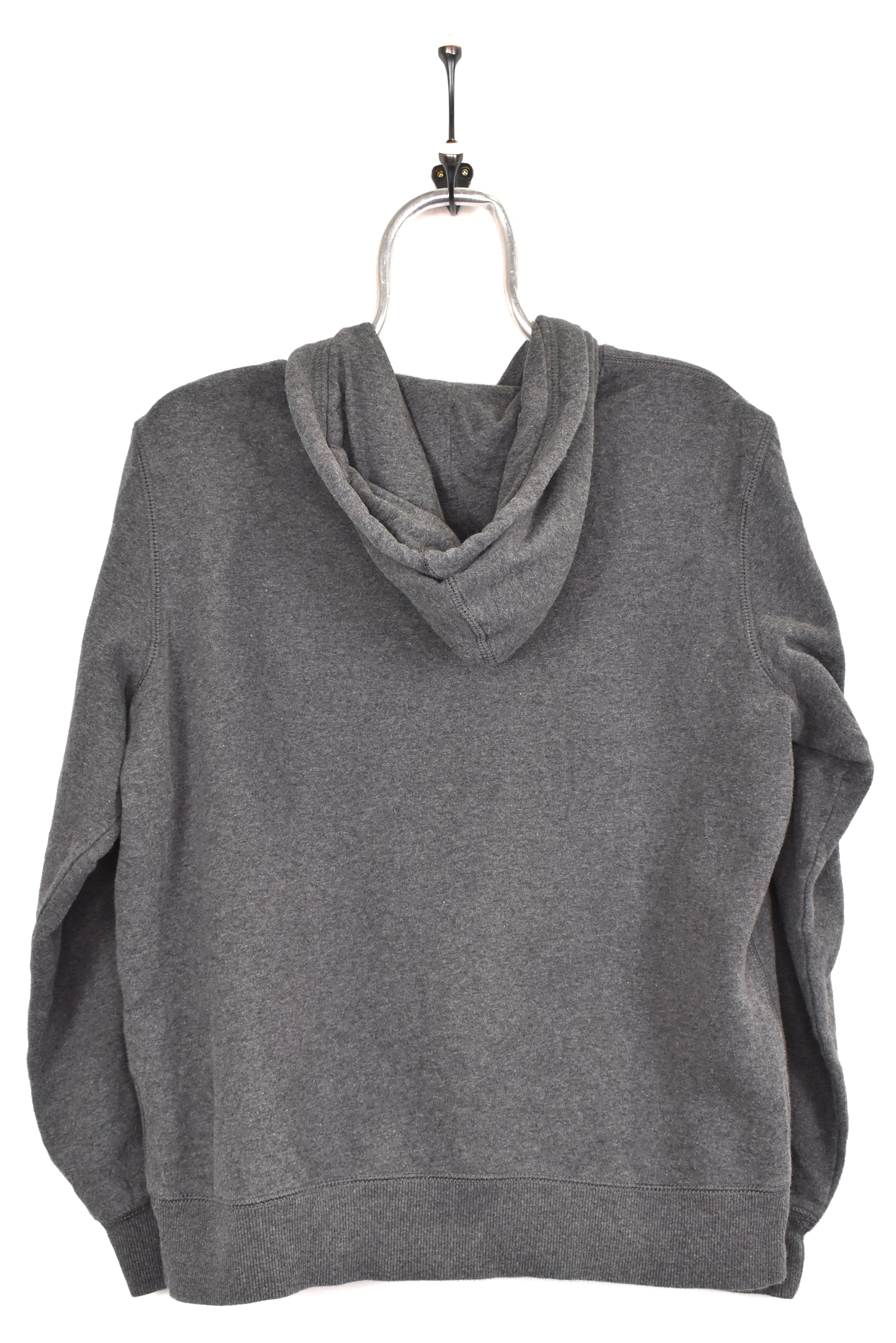 Vintage Nike hoodie, grey embroidered sweatshirt - AU Small