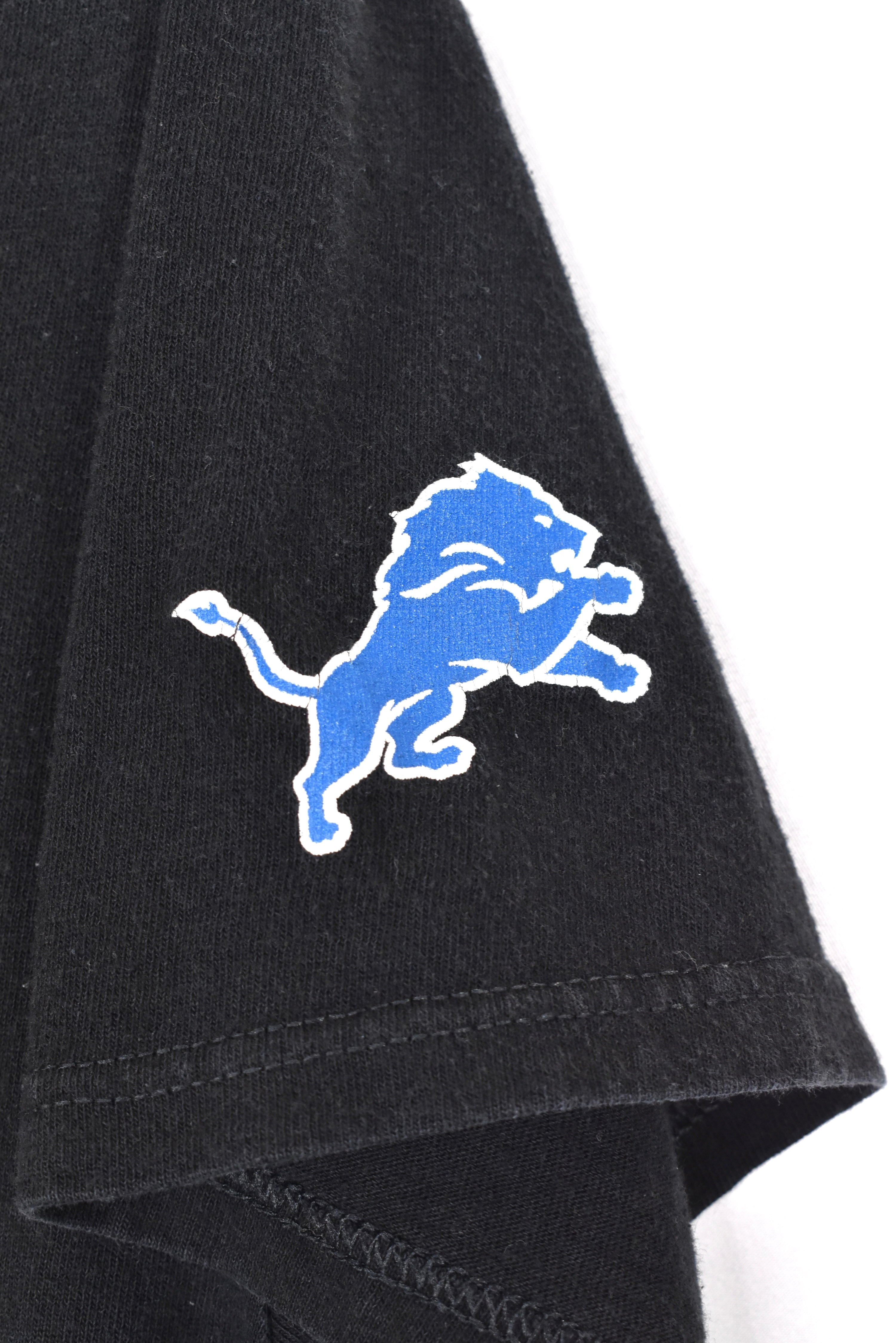 Vintage Detroit Lions shirt, NFL Stafford black graphic tee - AU Medium PRO SPORT