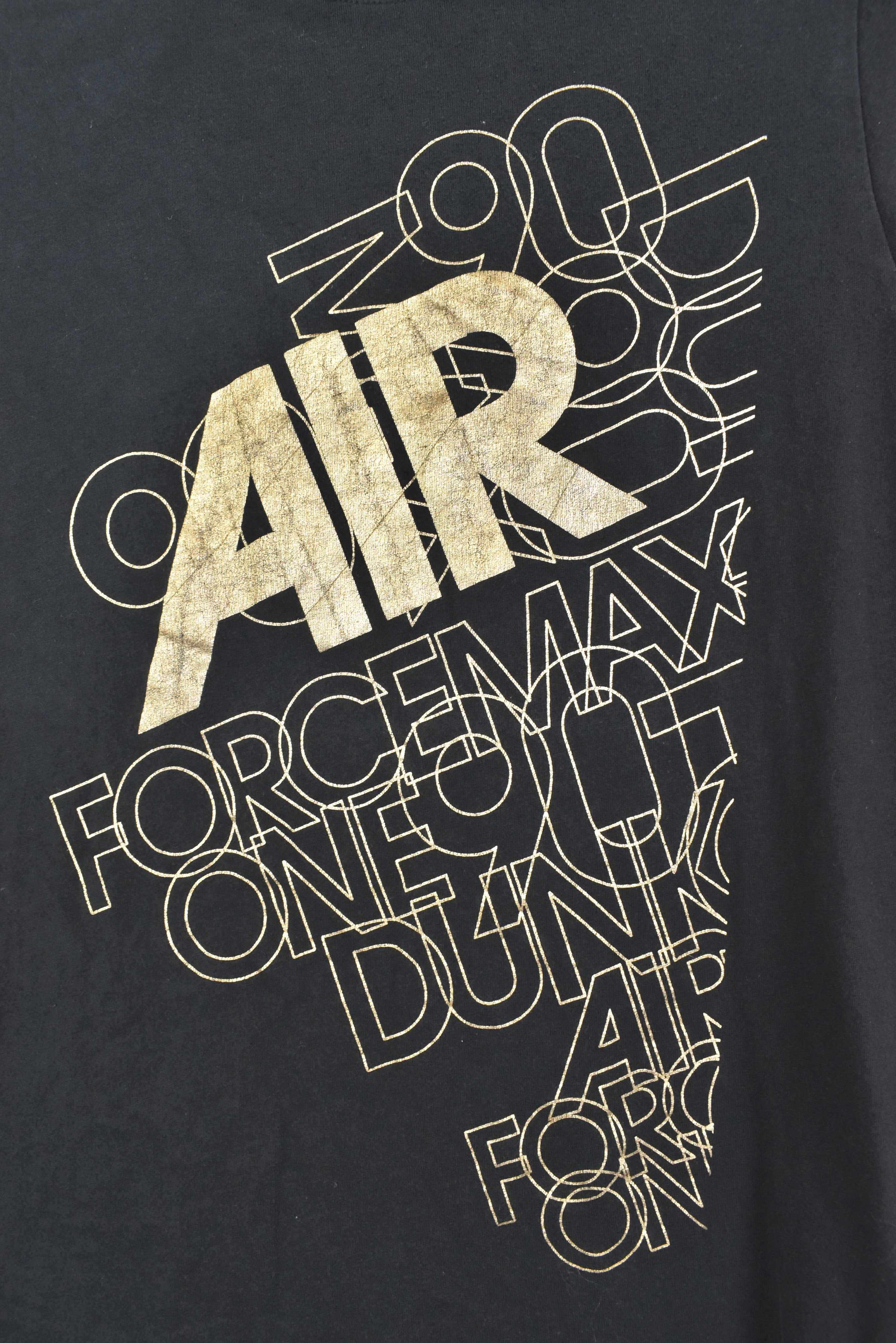 Modern Nike Air shirt, black graphic tee - AU S NIKE