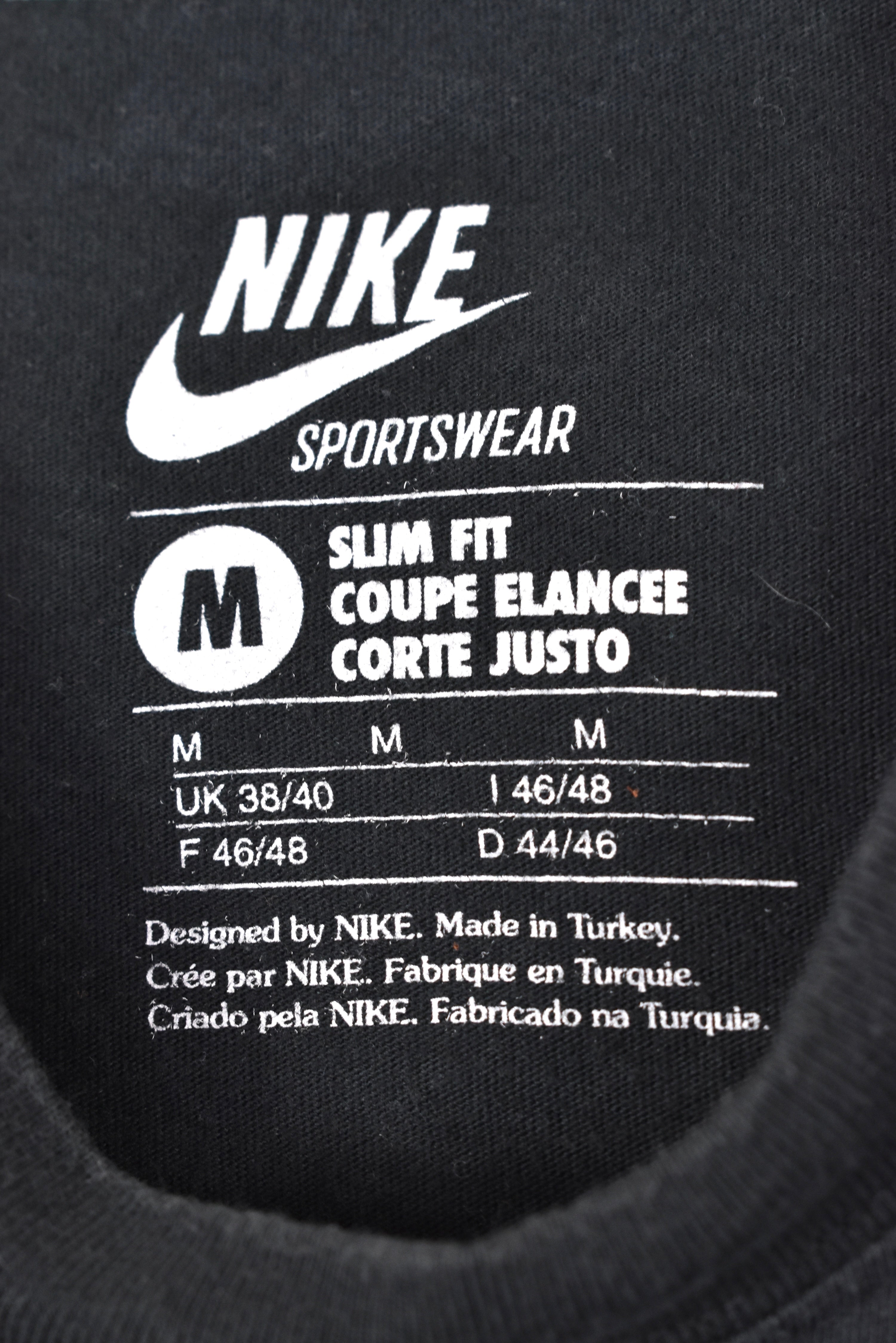 Modern Nike Air shirt, black graphic tee - AU S NIKE
