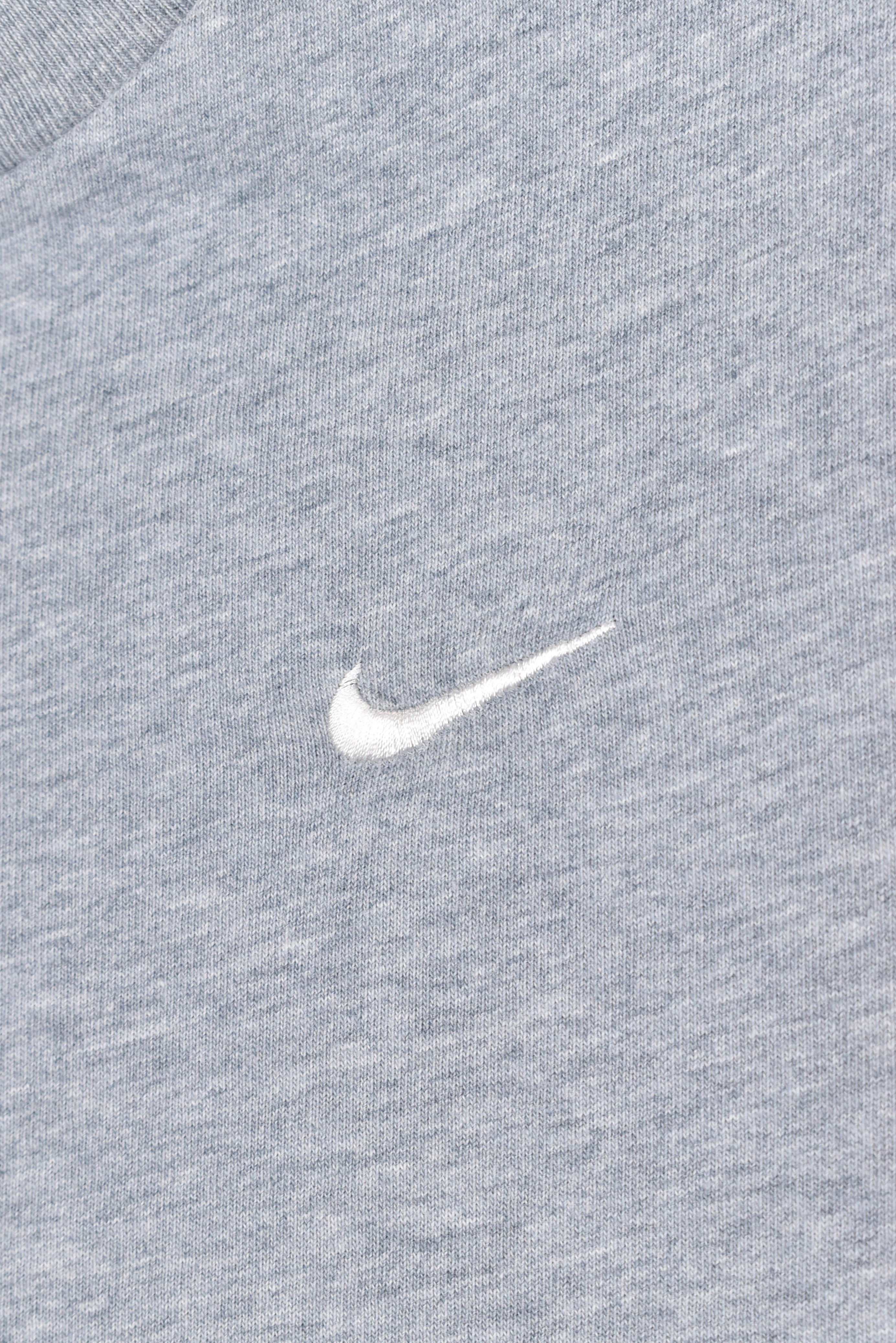 Women's vintage Nike shirt, grey embroidered tee - AU Medium NIKE