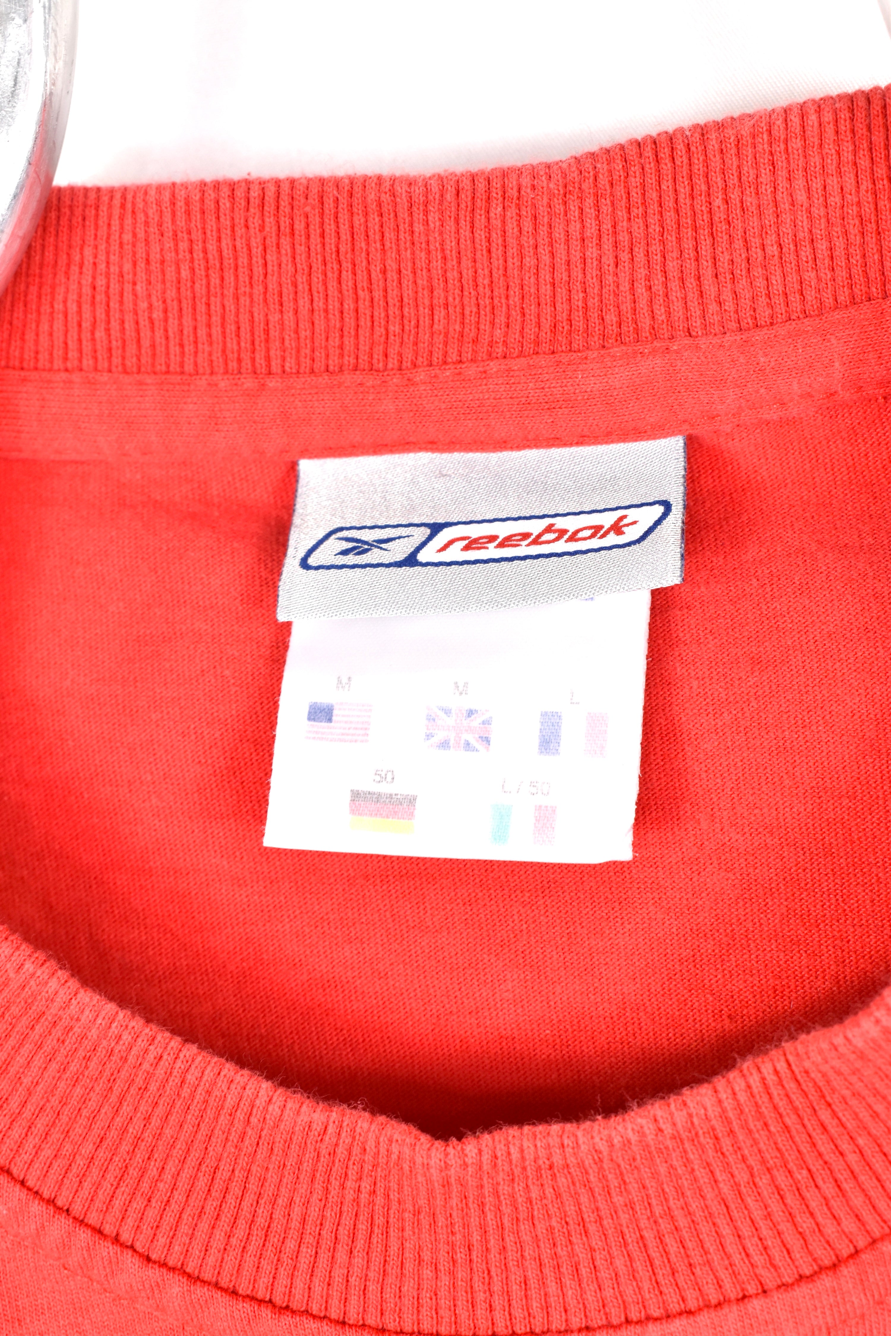 Vintage Reebok shirt, red graphic tee - AU L REEBOK