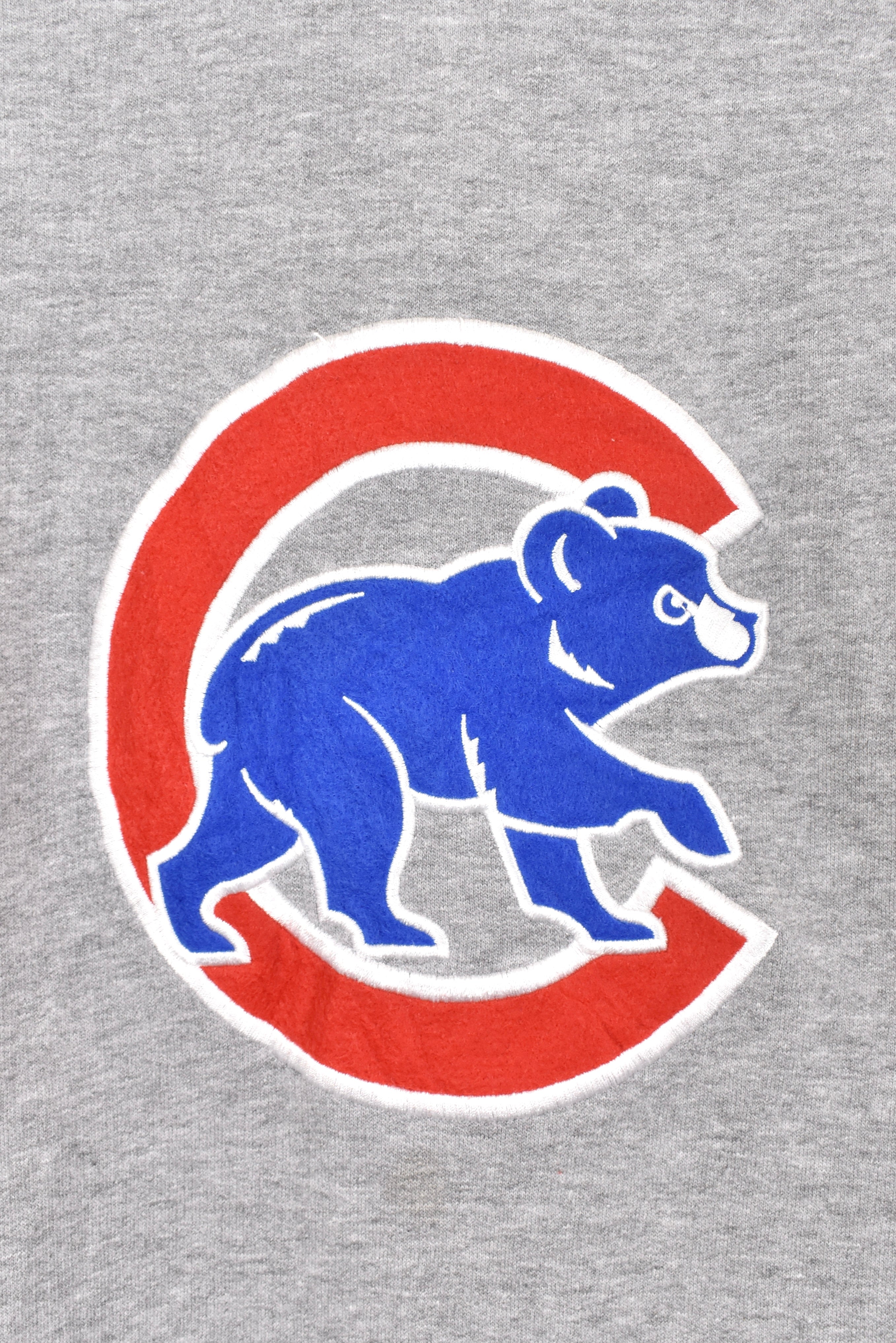 Vintage Chicago Cubs hoodie, MLB grey embroidered sweatshirt - AU XL PRO SPORT