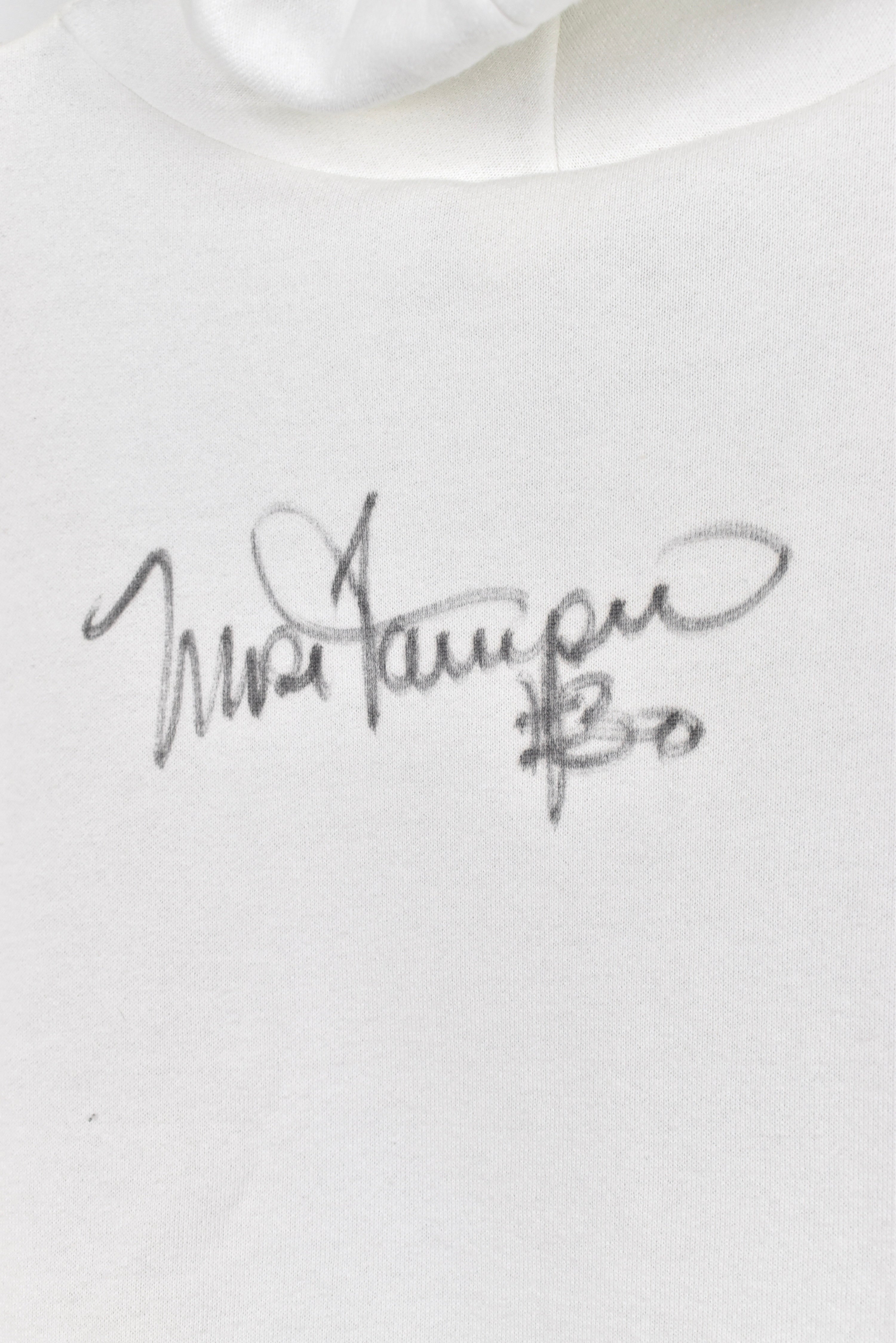 Vintage New England Patriots hoodie, NFL white sweatshirt - AU XL